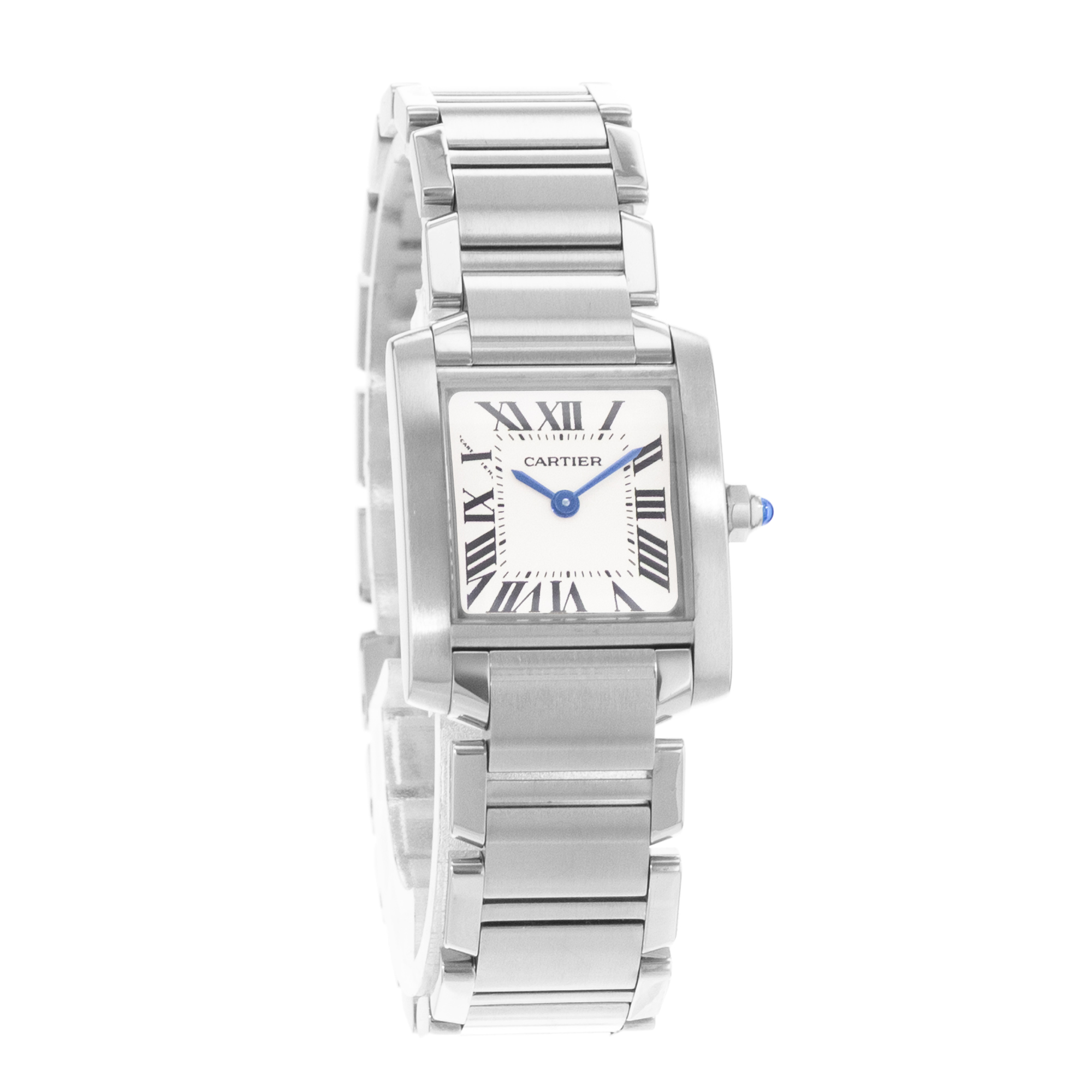 Cartier Tank Francaise W51008Q3 2384 20mm Small Silver Steel Ladies Watch thumbnail 6