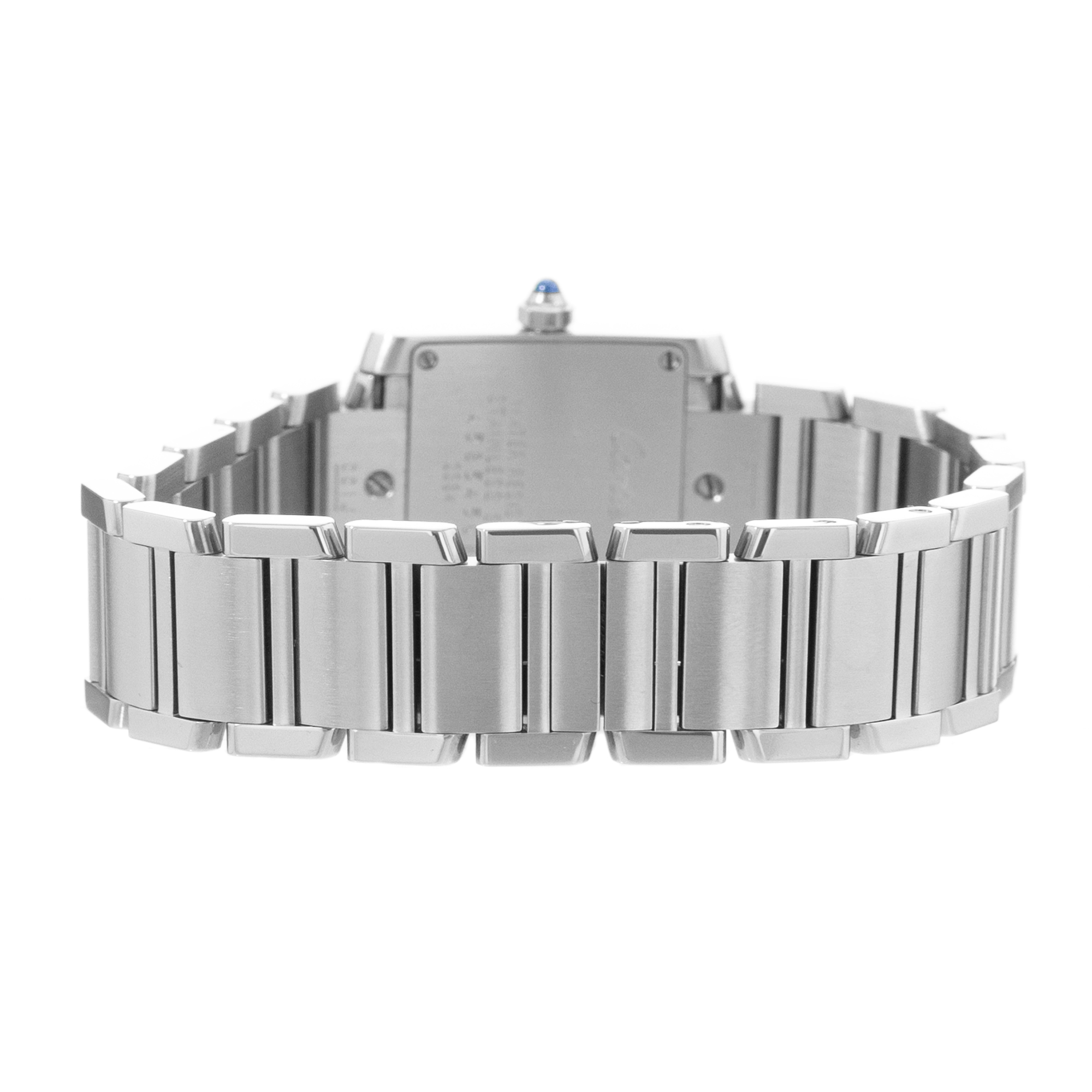 Cartier Tank Francaise W51008Q3 2384 20mm Small Silver Steel Ladies Watch thumbnail 7