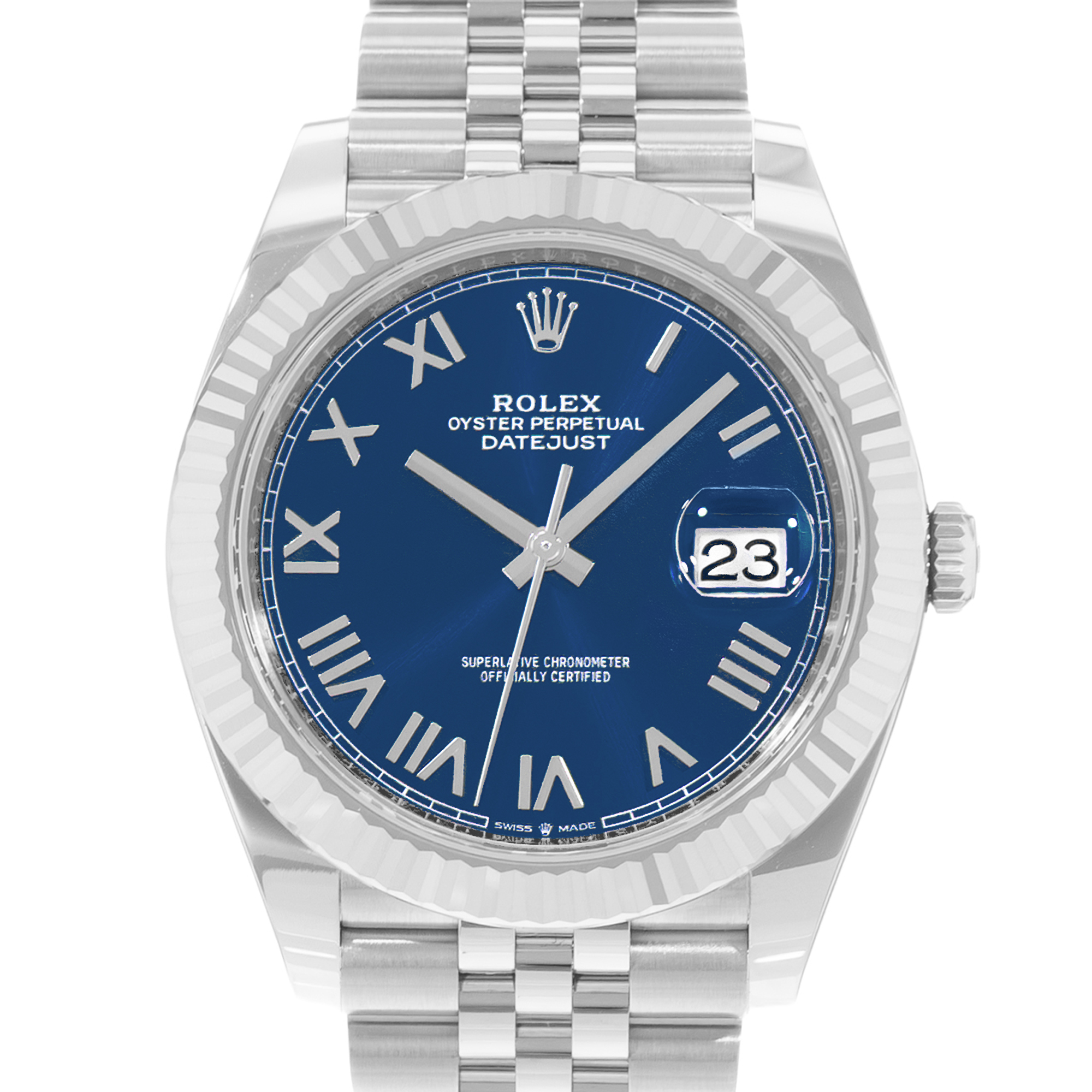 Rolex Datejust 41 126334 Blue Dial Steel Jubilee Automatic Mens Watch Box Card thumbnail 1