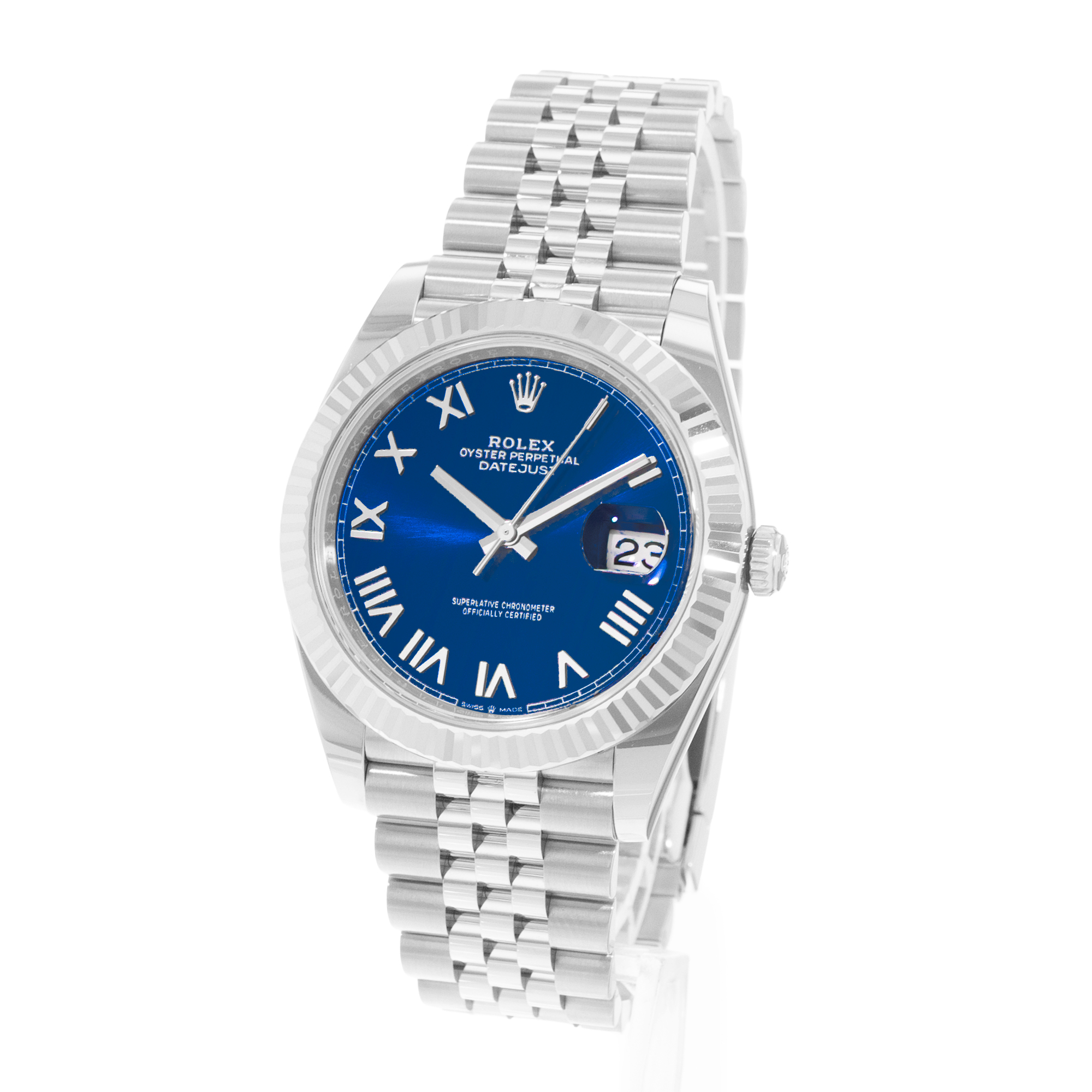 Rolex Datejust 41 126334 Blue Dial Steel Jubilee Automatic Mens Watch Box Card thumbnail 4