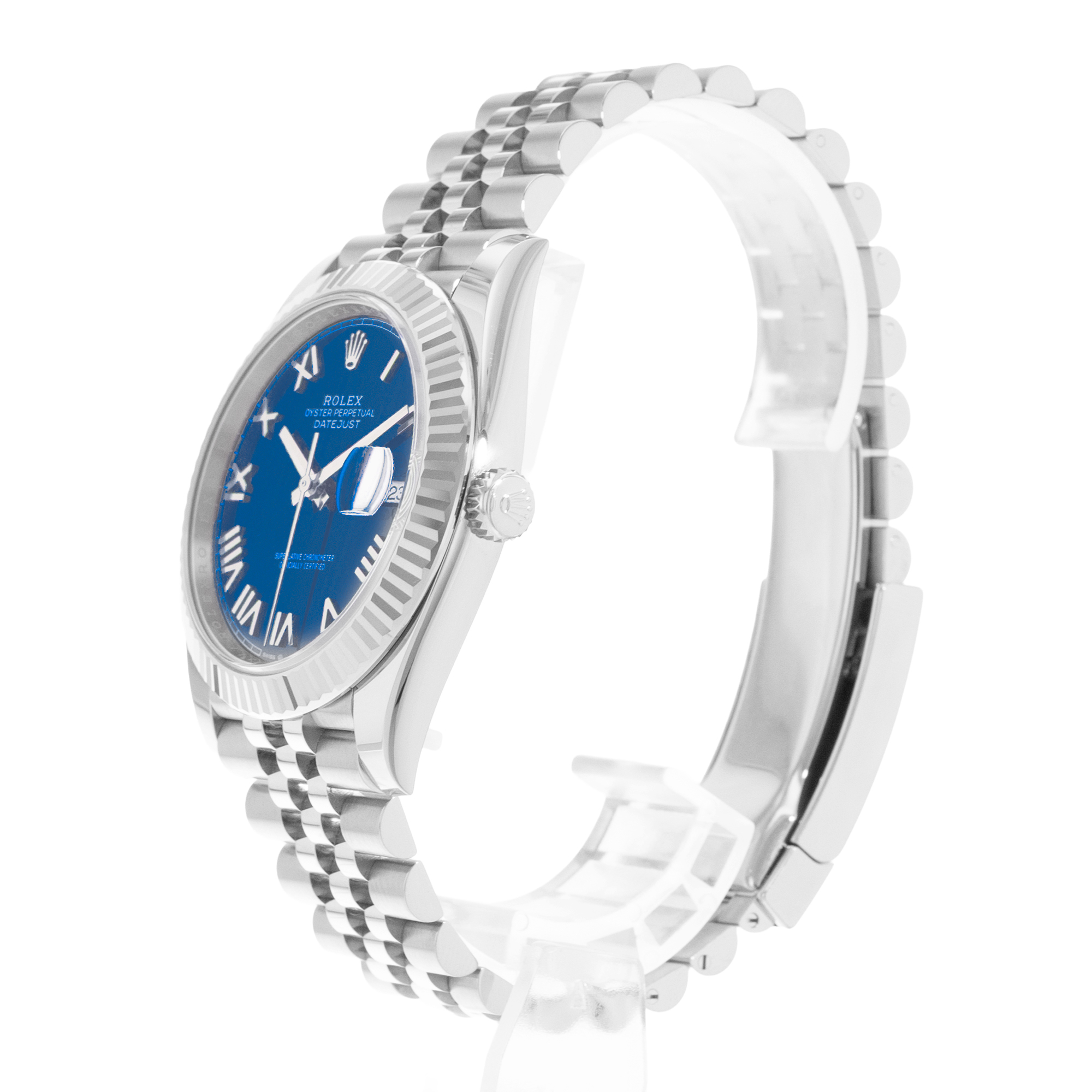 Rolex Datejust 41 126334 Blue Dial Steel Jubilee Automatic Mens Watch Box Card thumbnail 5
