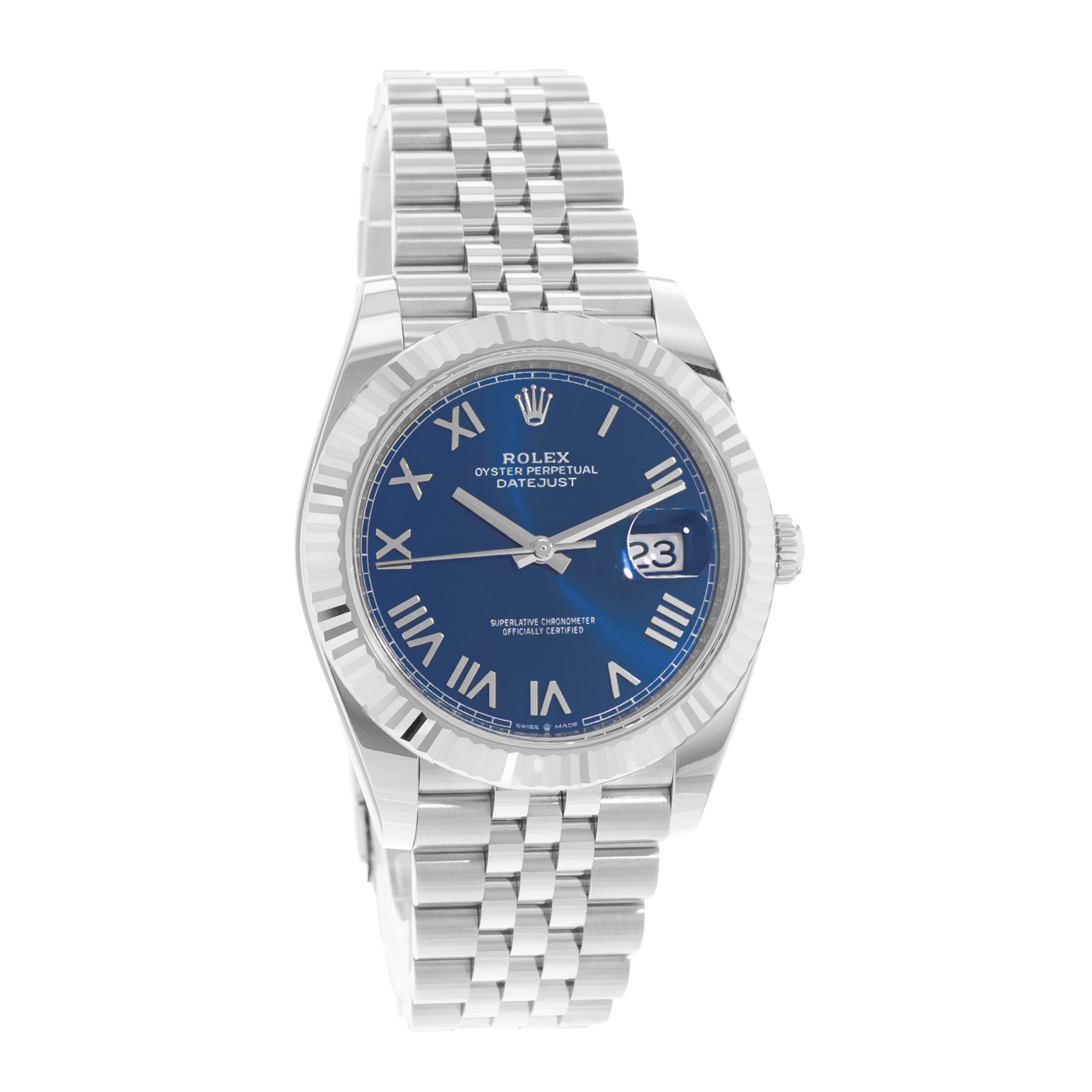 Rolex Datejust 41 126334 Blue Dial Steel Jubilee Automatic Mens Watch Box Card thumbnail 7