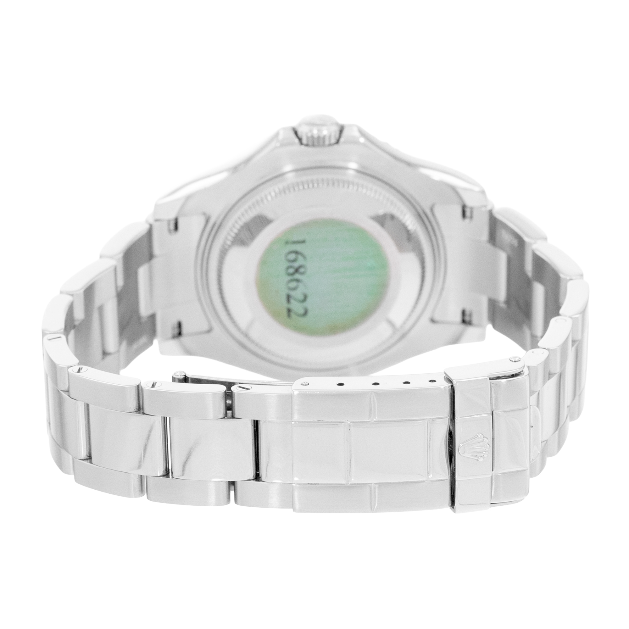 Rolex Yacht-Master 35 168622 Silver Dial Steel Mens Watch thumbnail 7