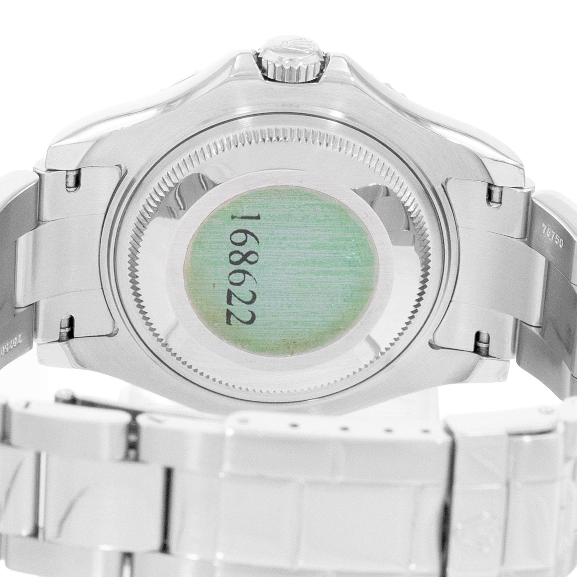 Rolex Yacht-Master 35 168622 Silver Dial Steel Mens Watch thumbnail 8