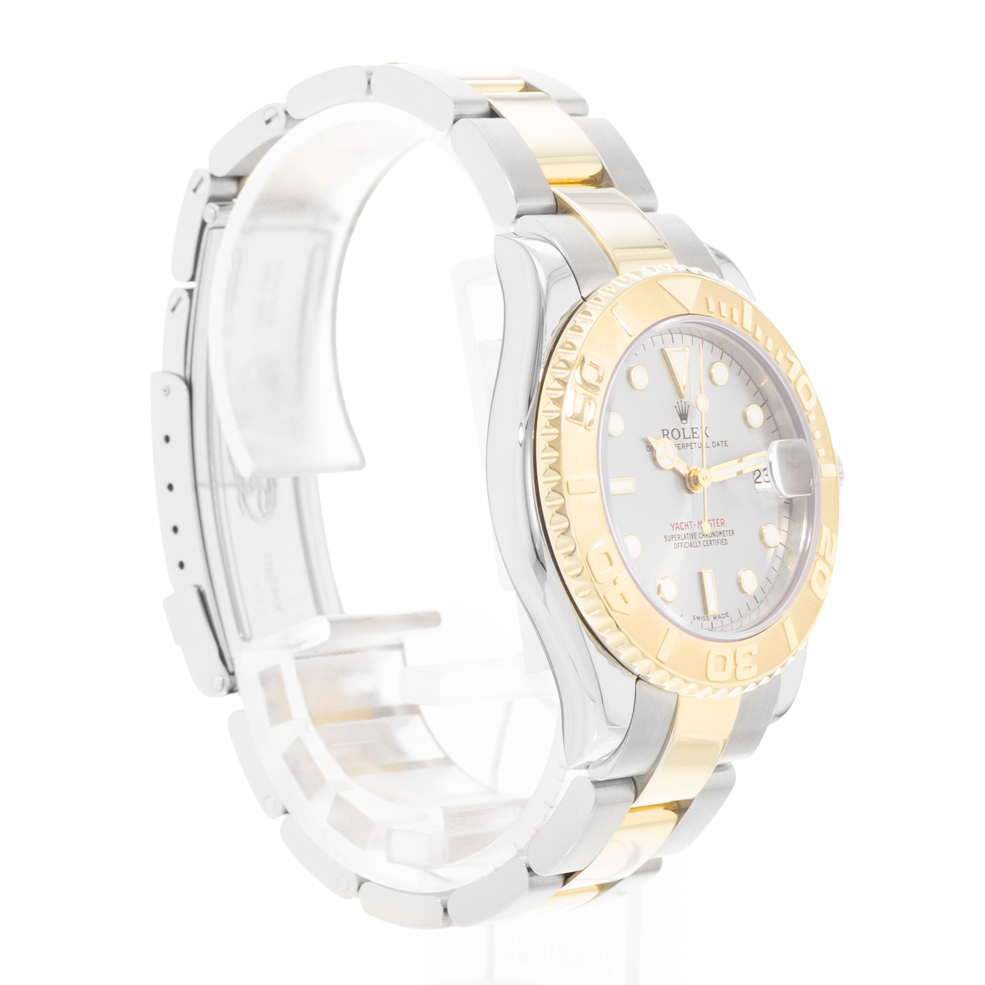 Rolex Yacht-Master 35 168623 Silver Dial Steel Yellow Gold Automatic Mens Watch thumbnail 5