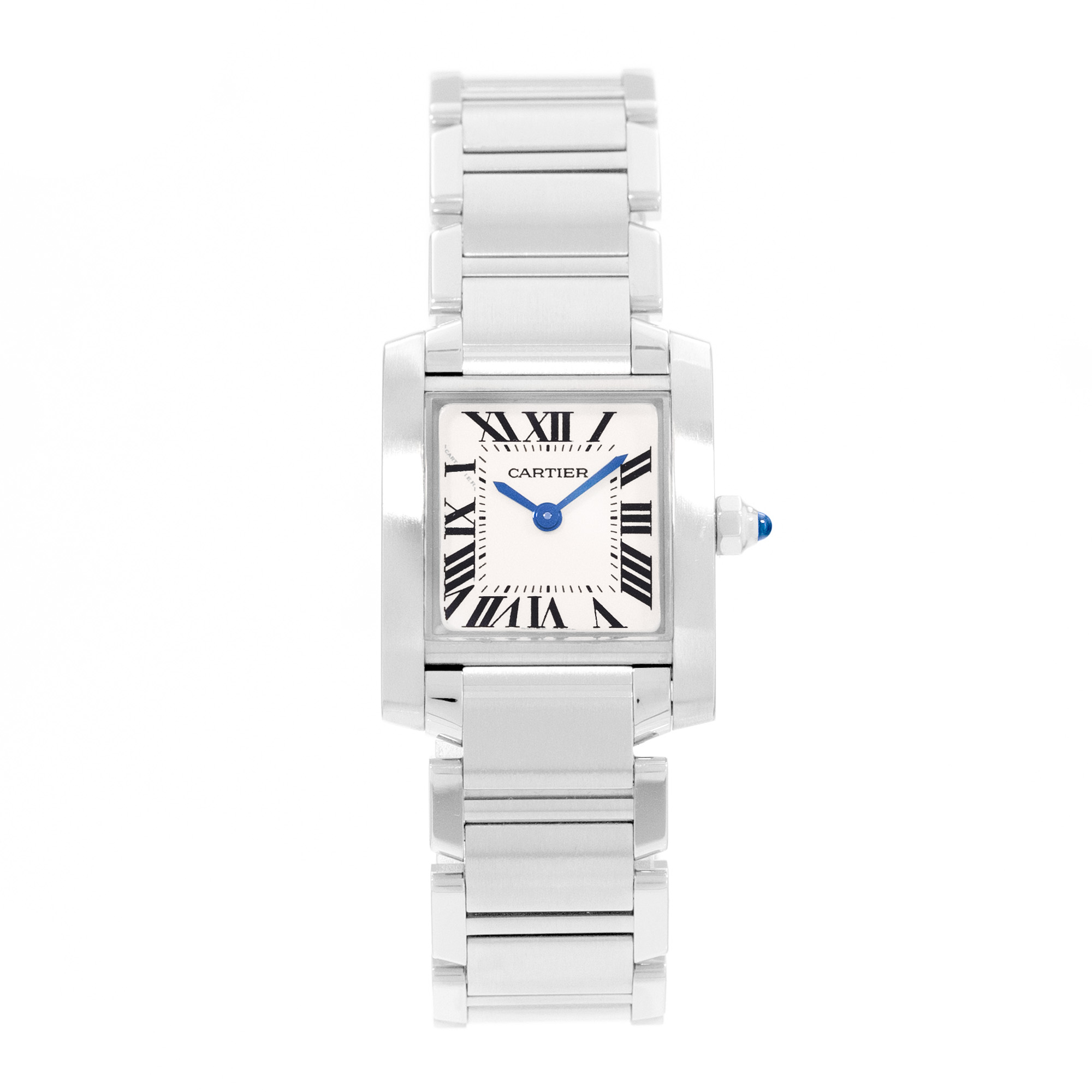 Cartier Tank Francaise W51008Q3 2384 20mm Small Silver Steel Ladies Watch thumbnail 2