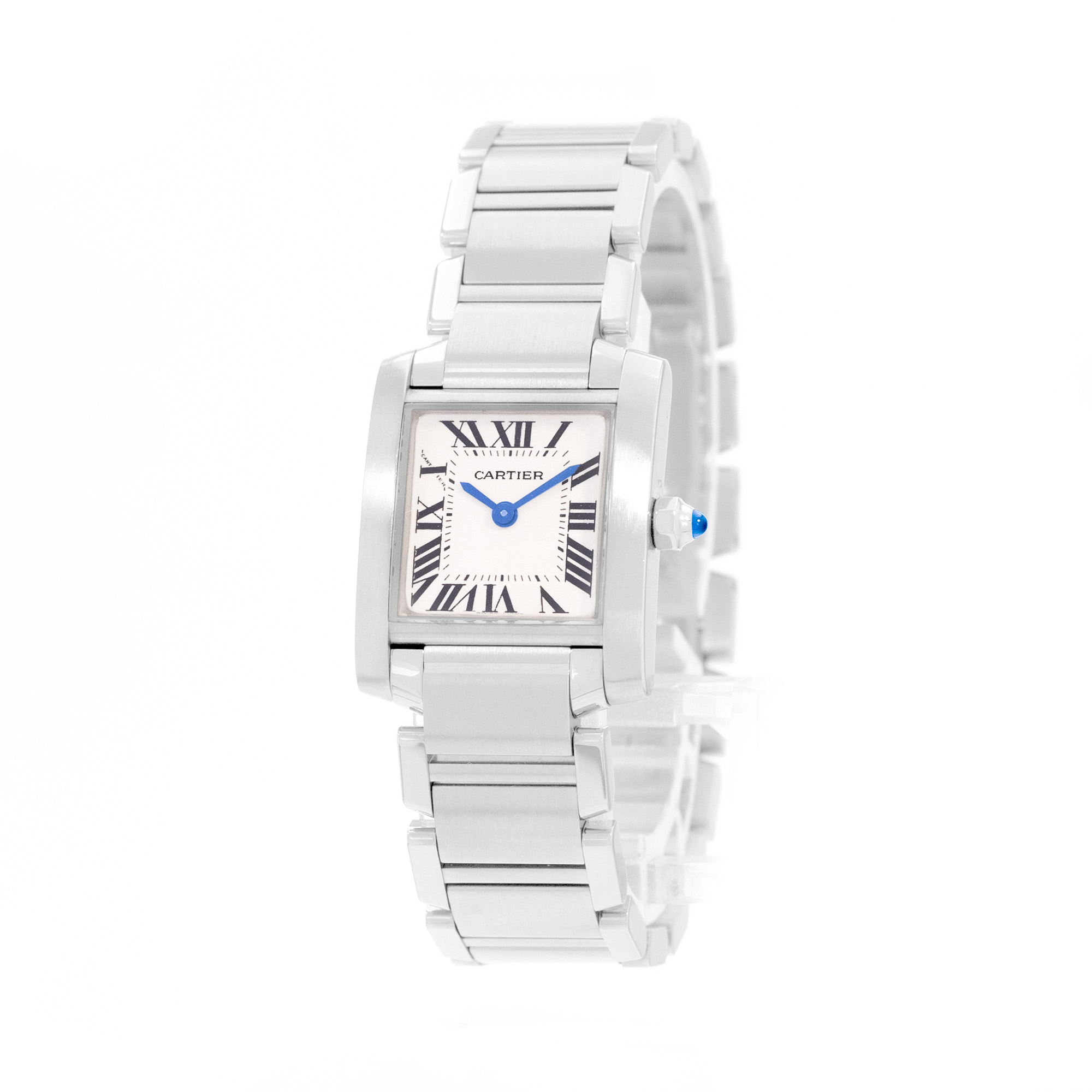 Cartier Tank Francaise W51008Q3 2384 20mm Small Silver Steel Ladies Watch thumbnail 3