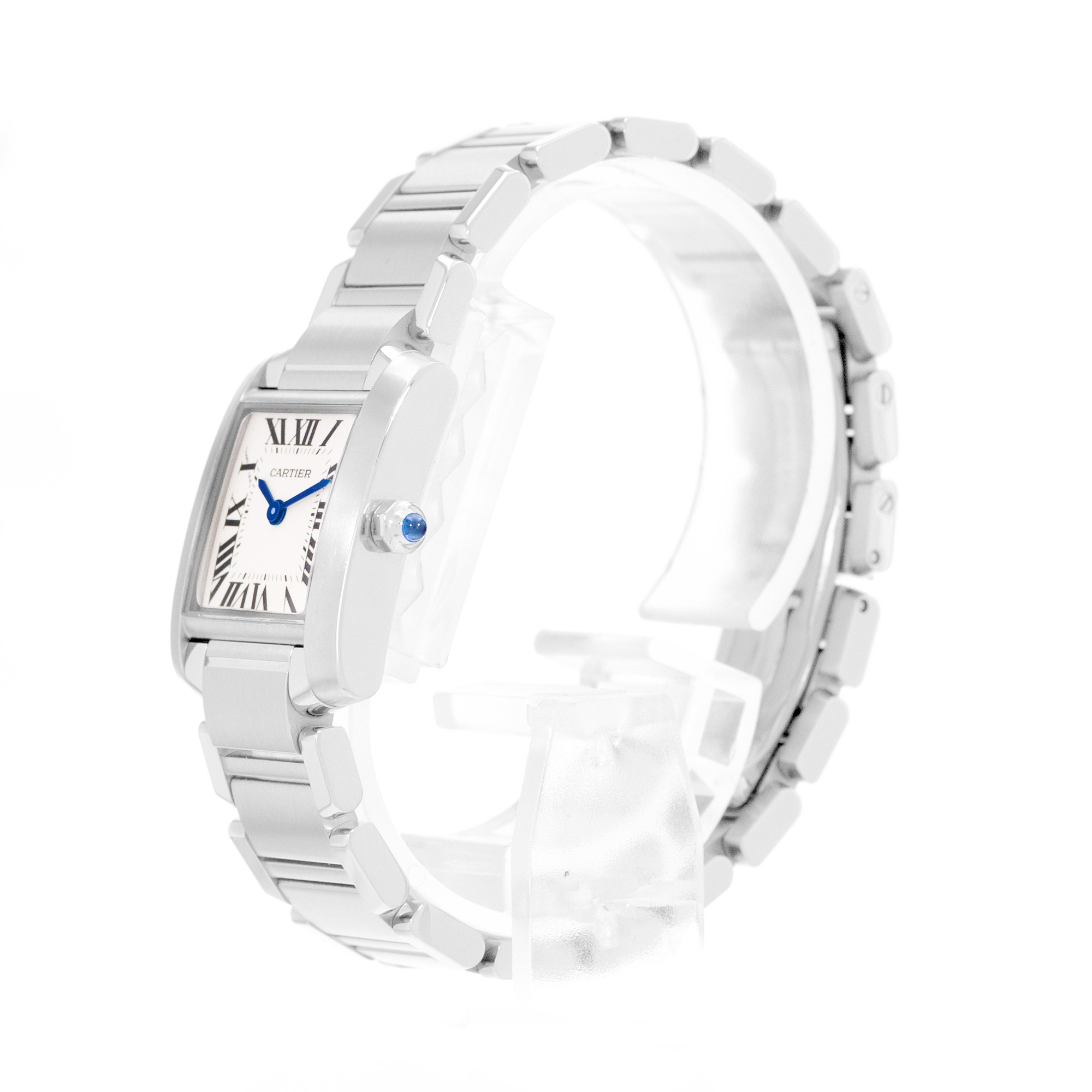 Cartier Tank Francaise W51008Q3 2384 20mm Small Silver Steel Ladies Watch thumbnail 4