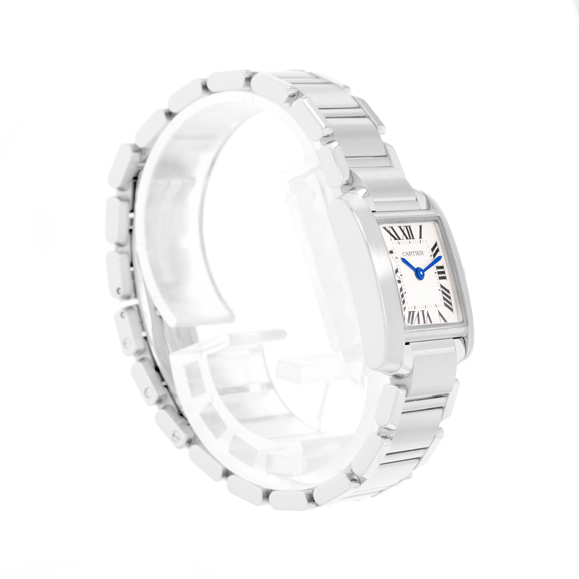 Cartier Tank Francaise W51008Q3 2384 20mm Small Silver Steel Ladies Watch thumbnail 5