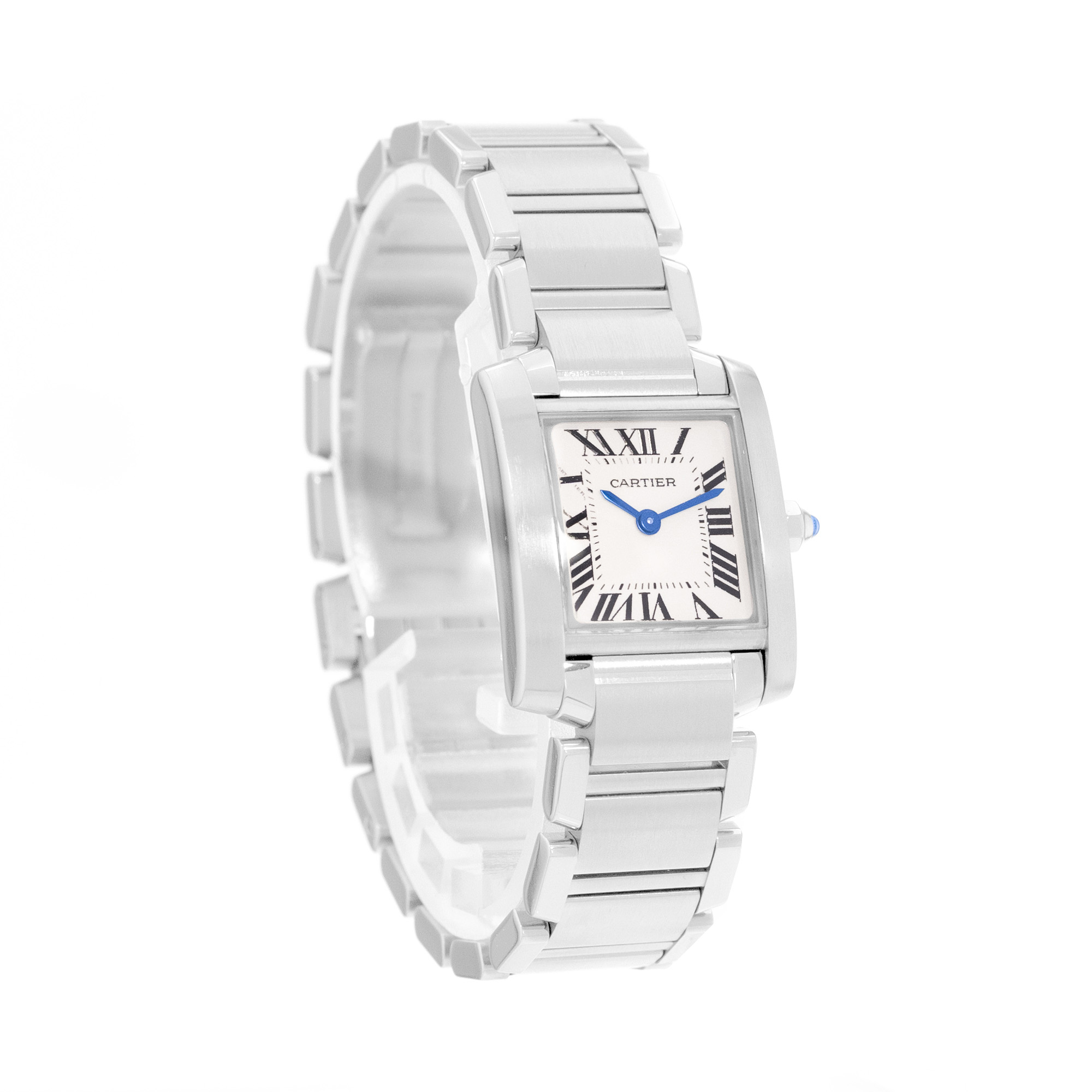 Cartier Tank Francaise W51008Q3 2384 20mm Small Silver Steel Ladies Watch thumbnail 6