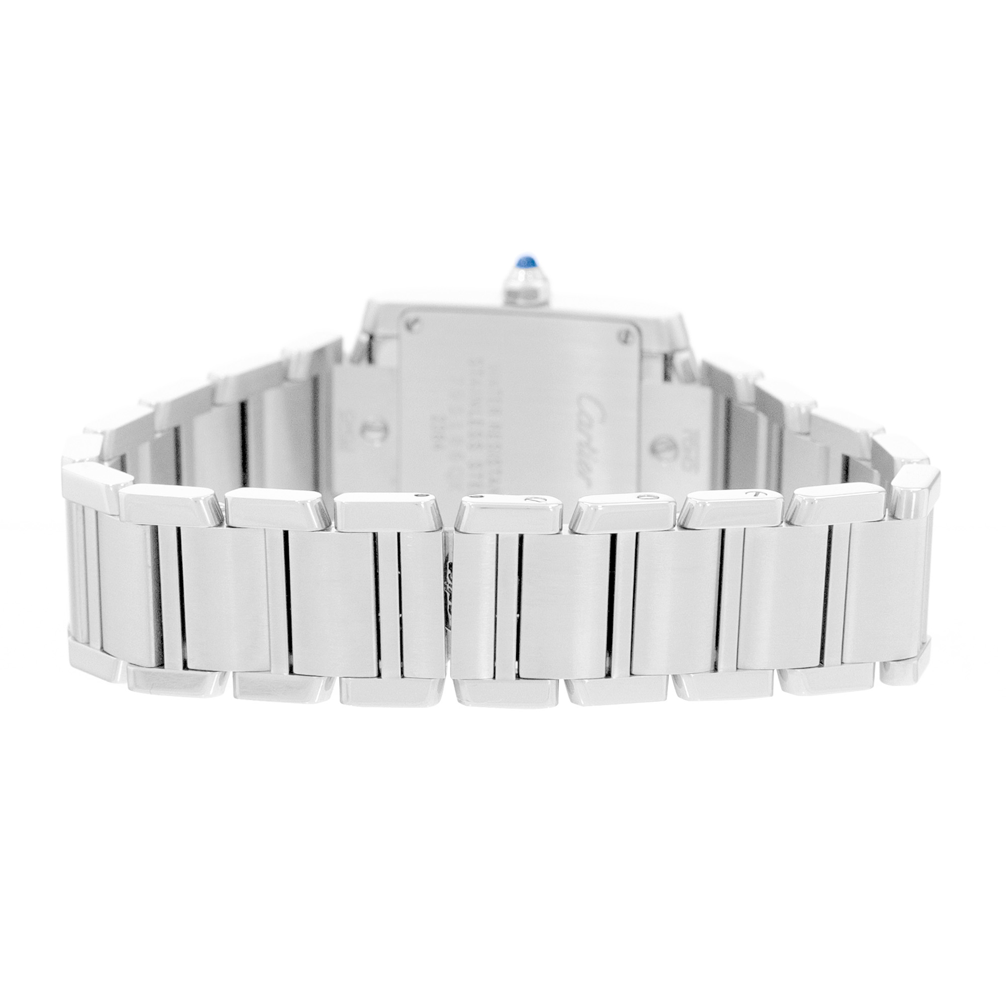 Cartier Tank Francaise W51008Q3 2384 20mm Small Silver Steel Ladies Watch thumbnail 7