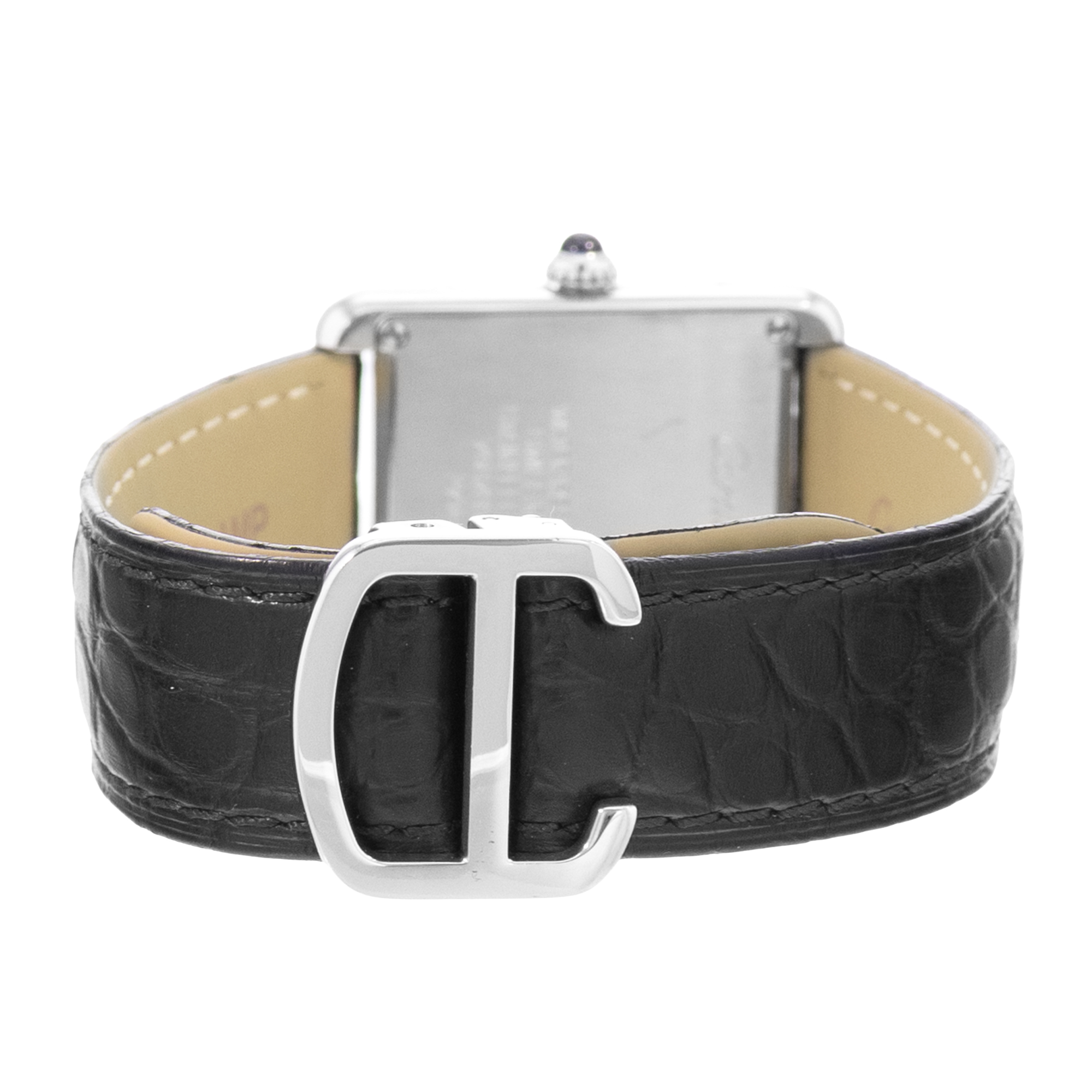 Cartier Tank Solo W1018255 2716 23mm Small Silver Steel Ladies Watch thumbnail 7