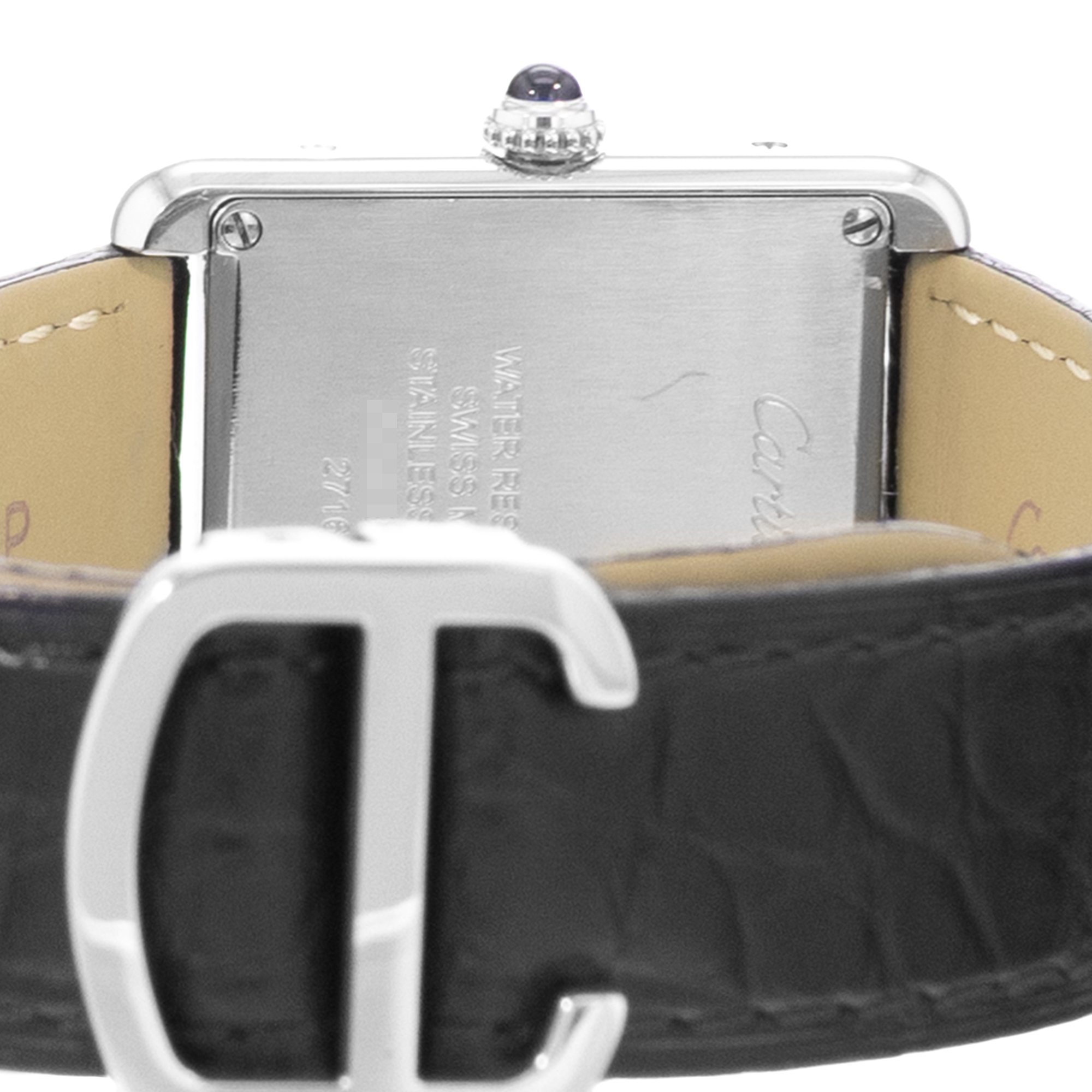 Cartier Tank Solo W1018255 2716 23mm Small Silver Steel Ladies Watch thumbnail 8