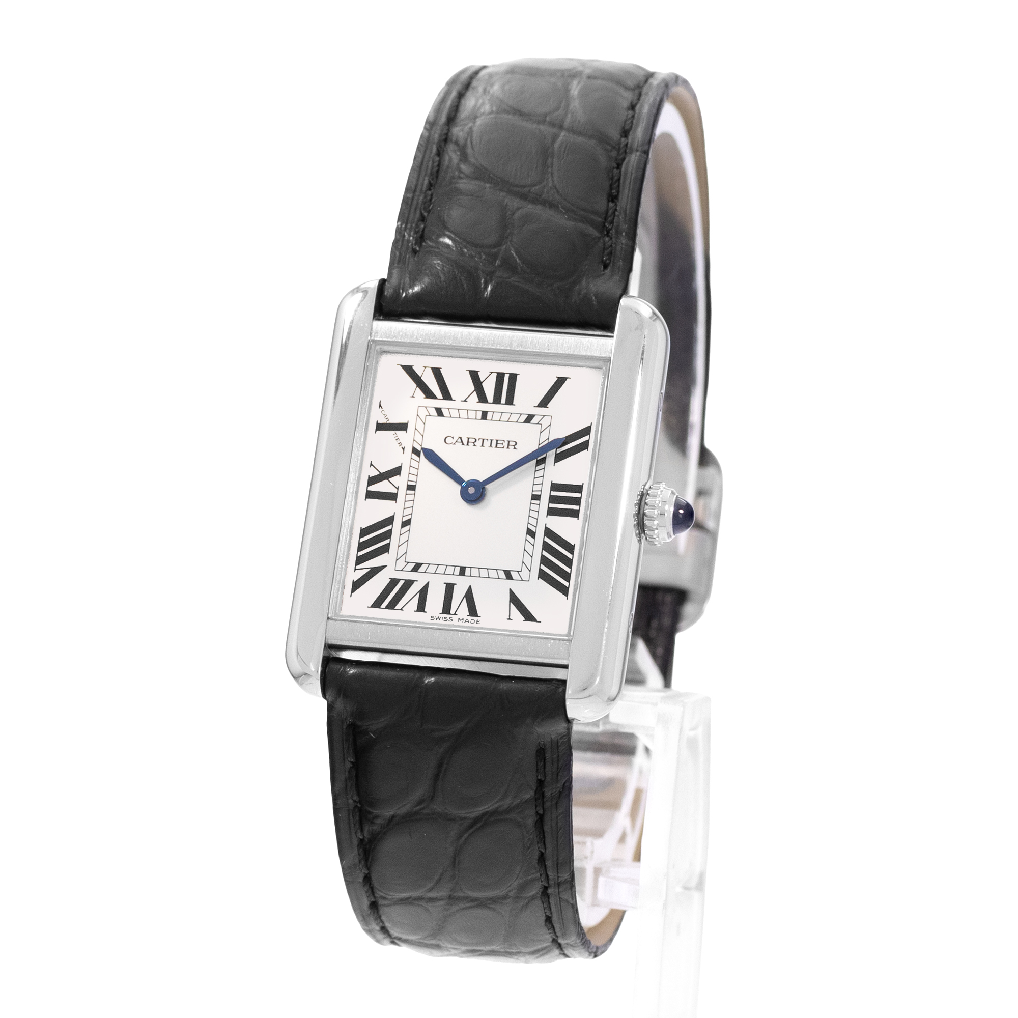 Cartier Tank Solo W5200005 3170 24mm Small Silver Steel Ladies Watch Papers thumbnail 4
