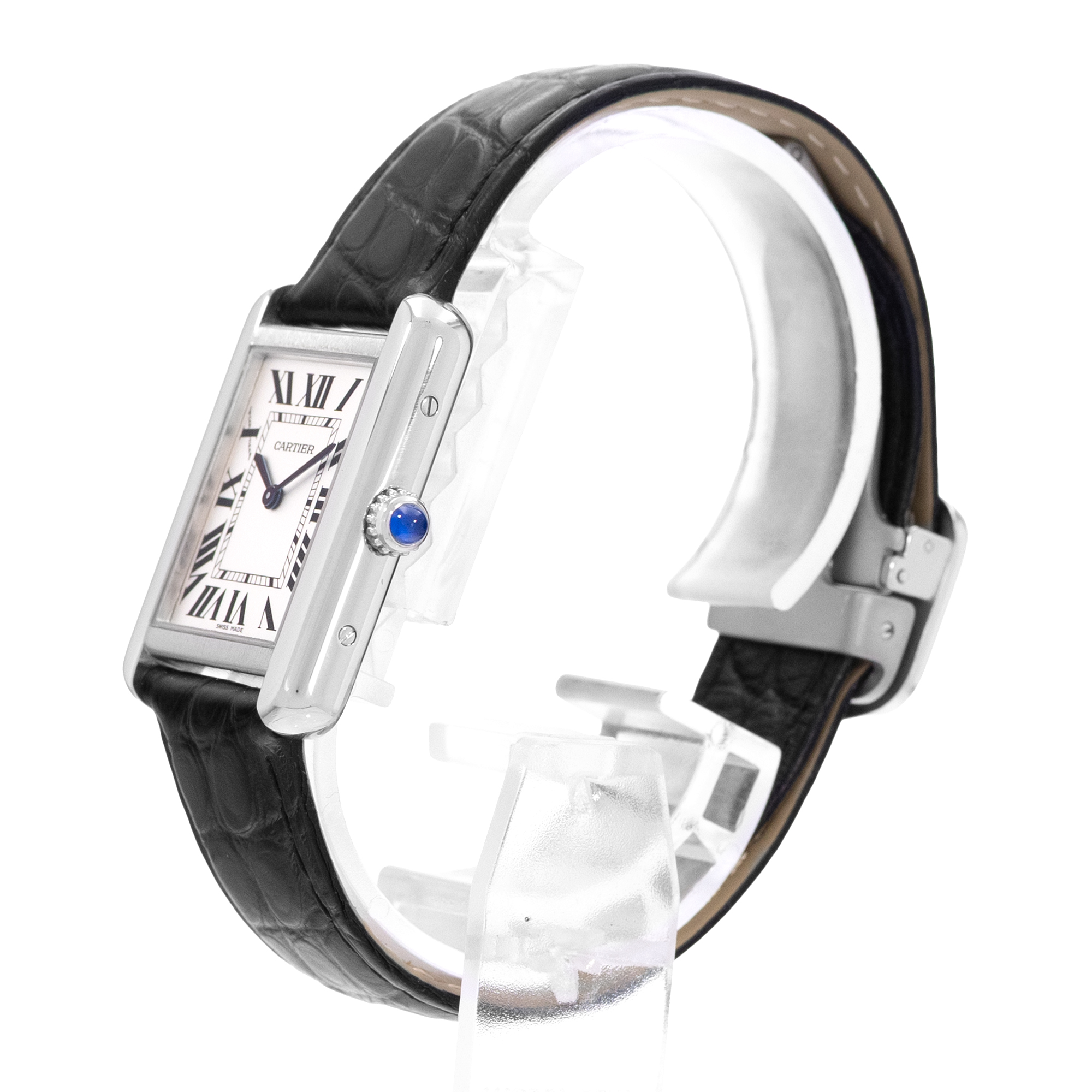 Cartier Tank Solo W5200005 3170 24mm Small Silver Steel Ladies Watch Papers thumbnail 5
