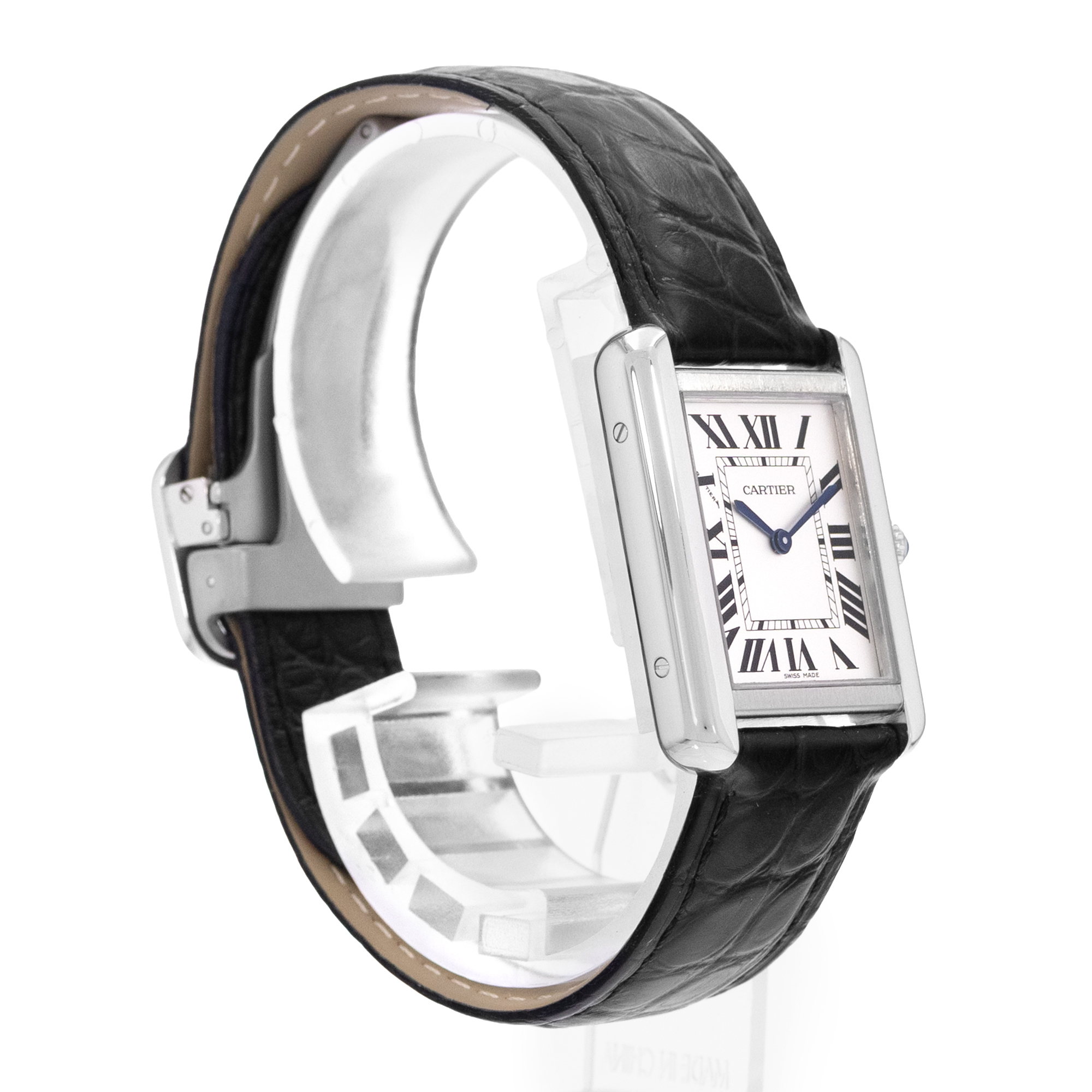 Cartier Tank Solo W5200005 3170 24mm Small Silver Steel Ladies Watch Papers thumbnail 6