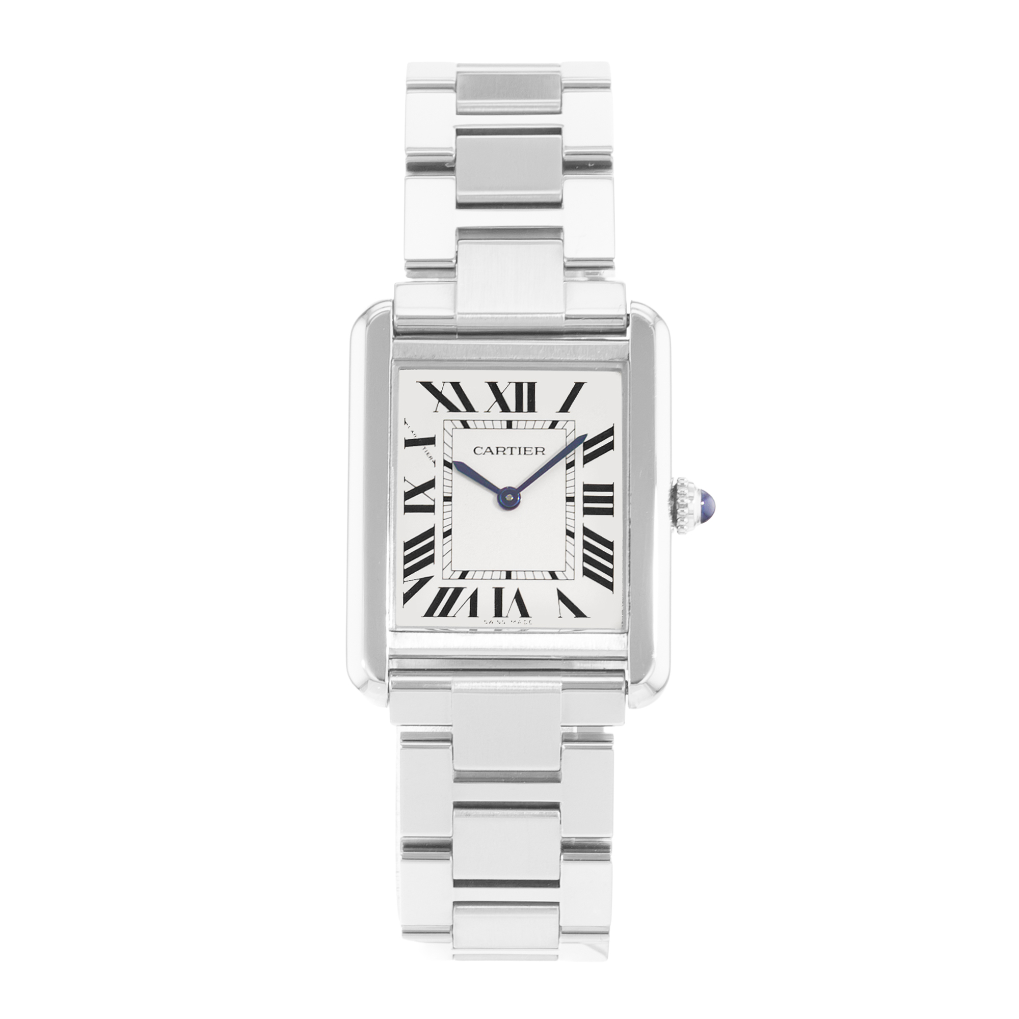 Cartier Tank Solo W5200013 3170 24mm Small Silver Steel Ladies Watch Papers thumbnail 2