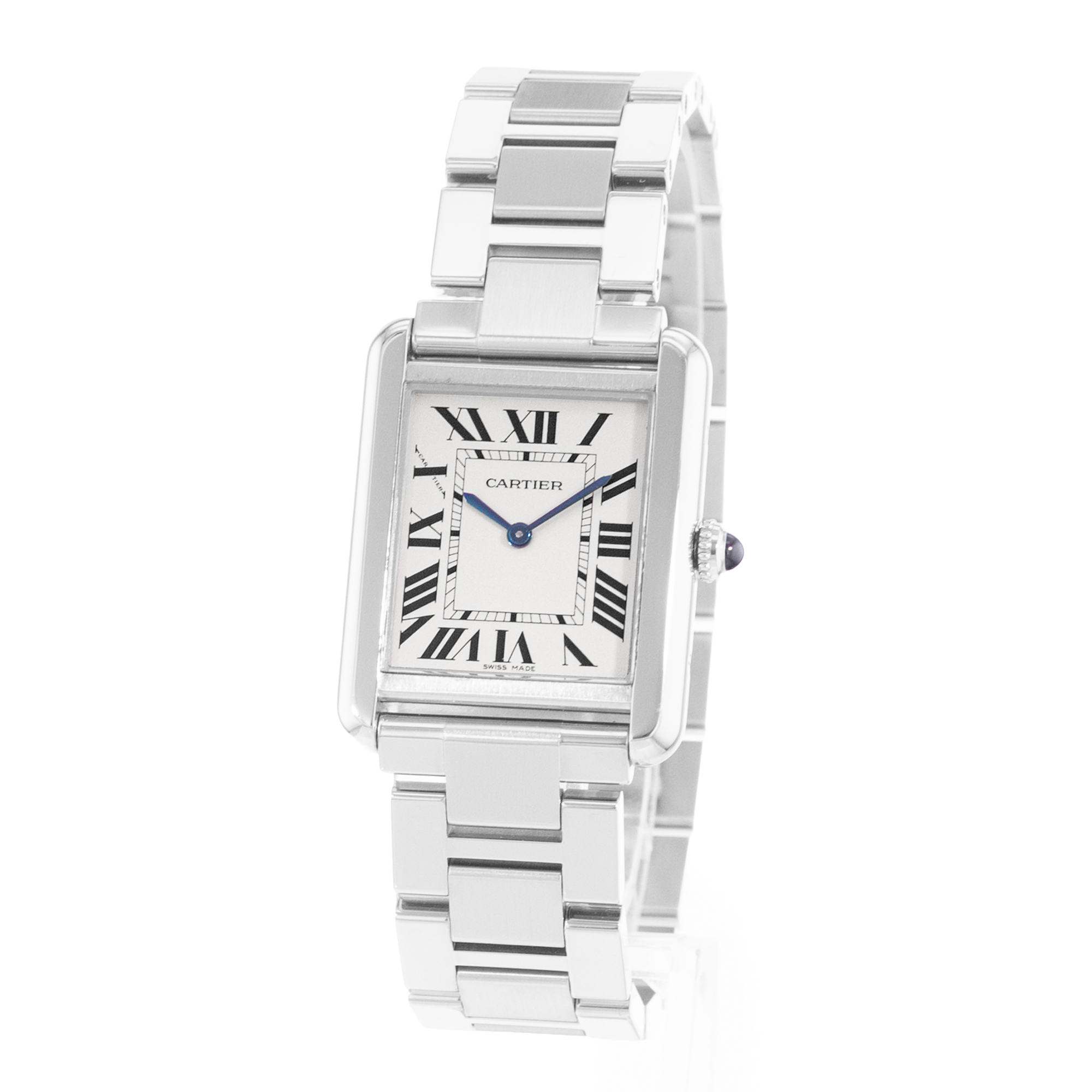 Cartier Tank Solo W5200013 3170 24mm Small Silver Steel Ladies Watch Papers thumbnail 4