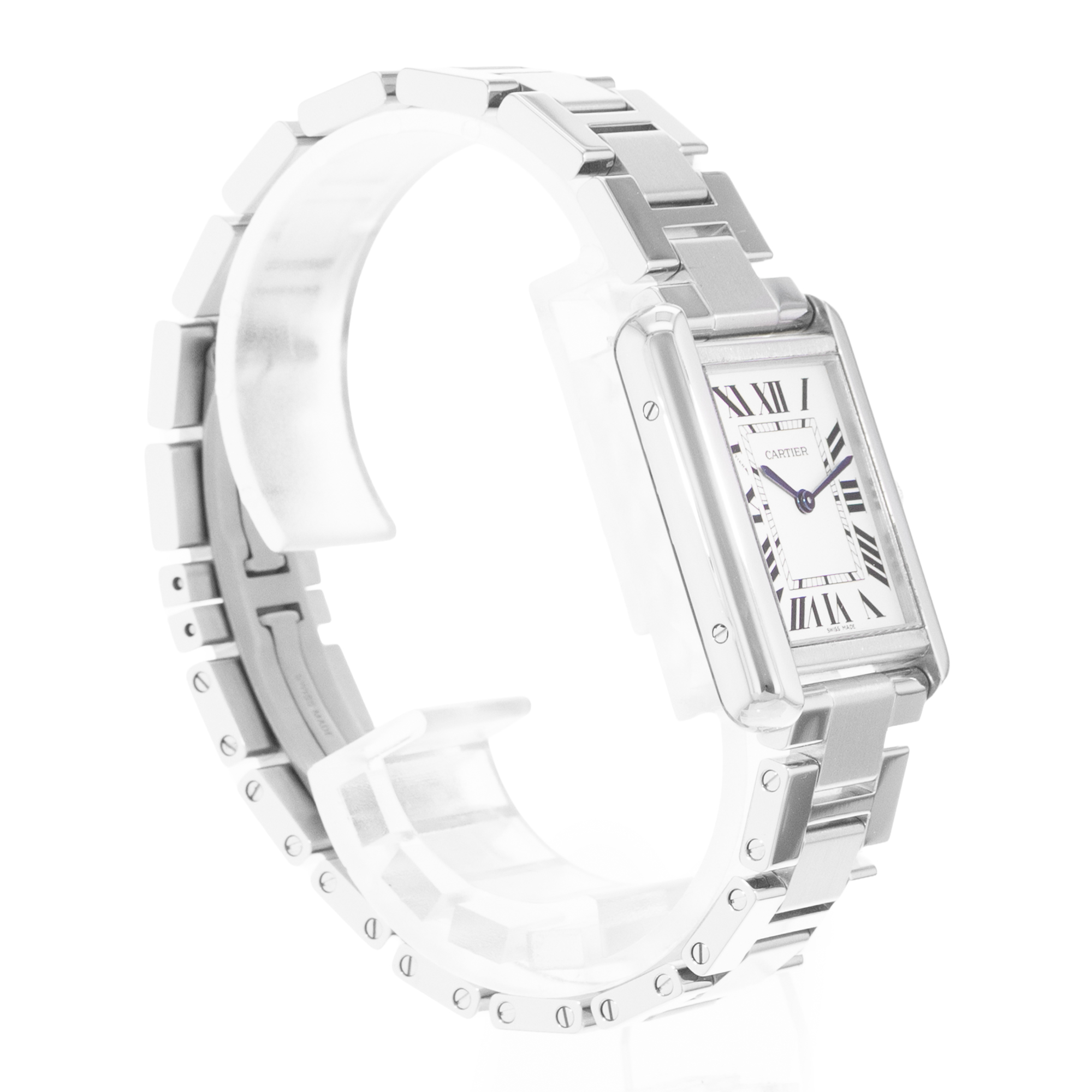 Cartier Tank Solo W5200013 3170 24mm Small Silver Steel Ladies Watch Papers thumbnail 6