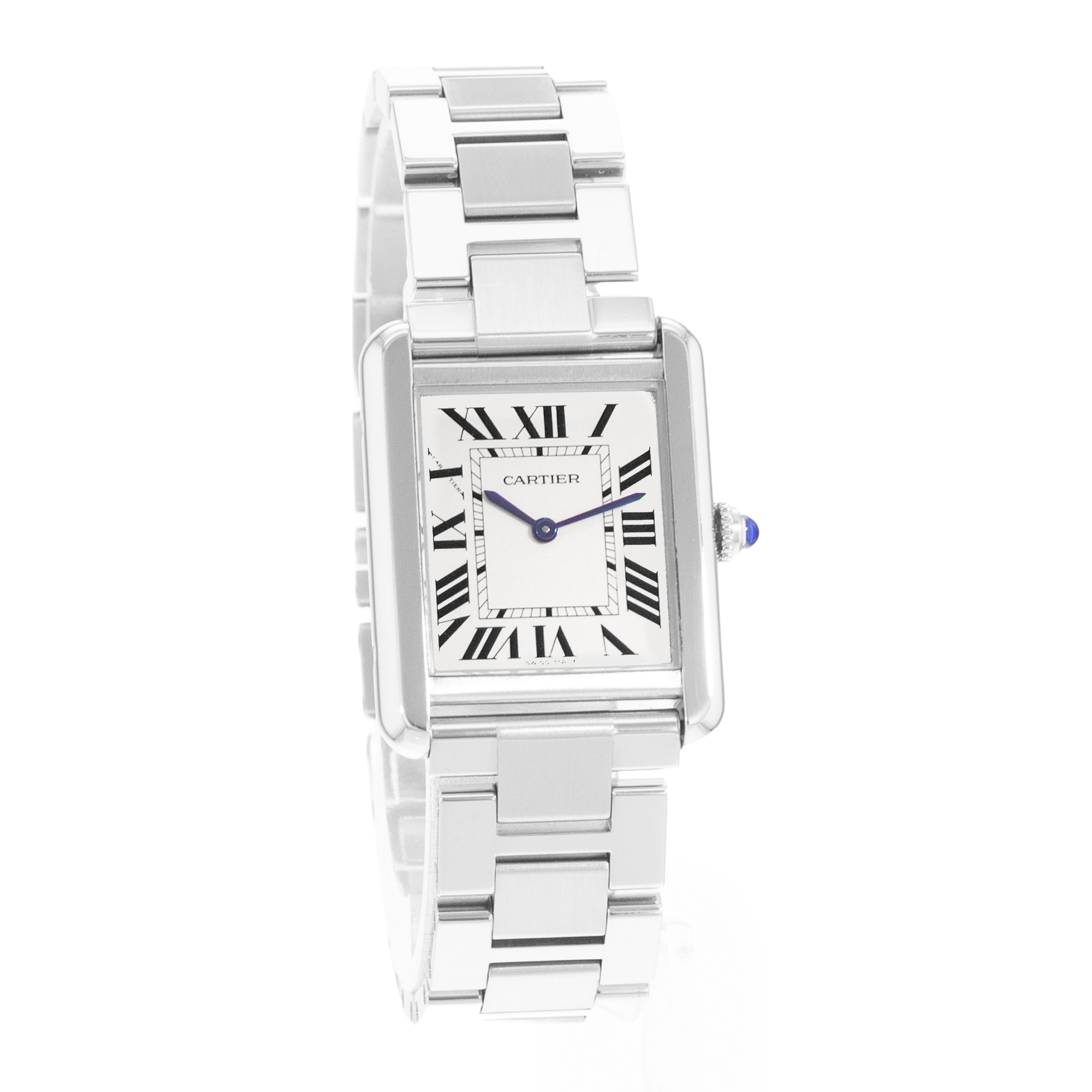Cartier Tank Solo W5200013 3170 24mm Small Silver Steel Ladies Watch Papers thumbnail 7