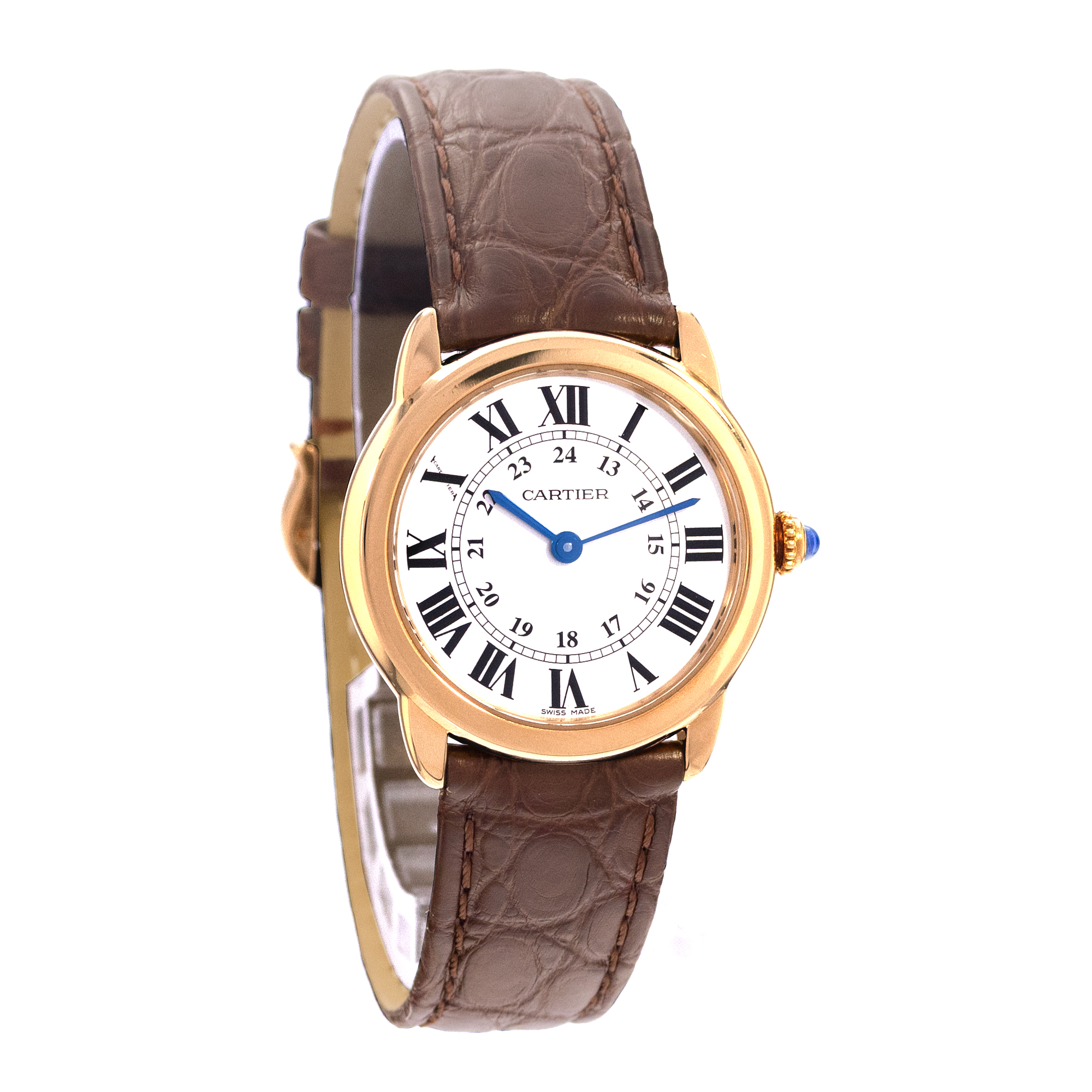 Cartier Ronde Solo de Cartier W6700355 2987 29mm Silver Yellow Gold Ladies Watch thumbnail 6