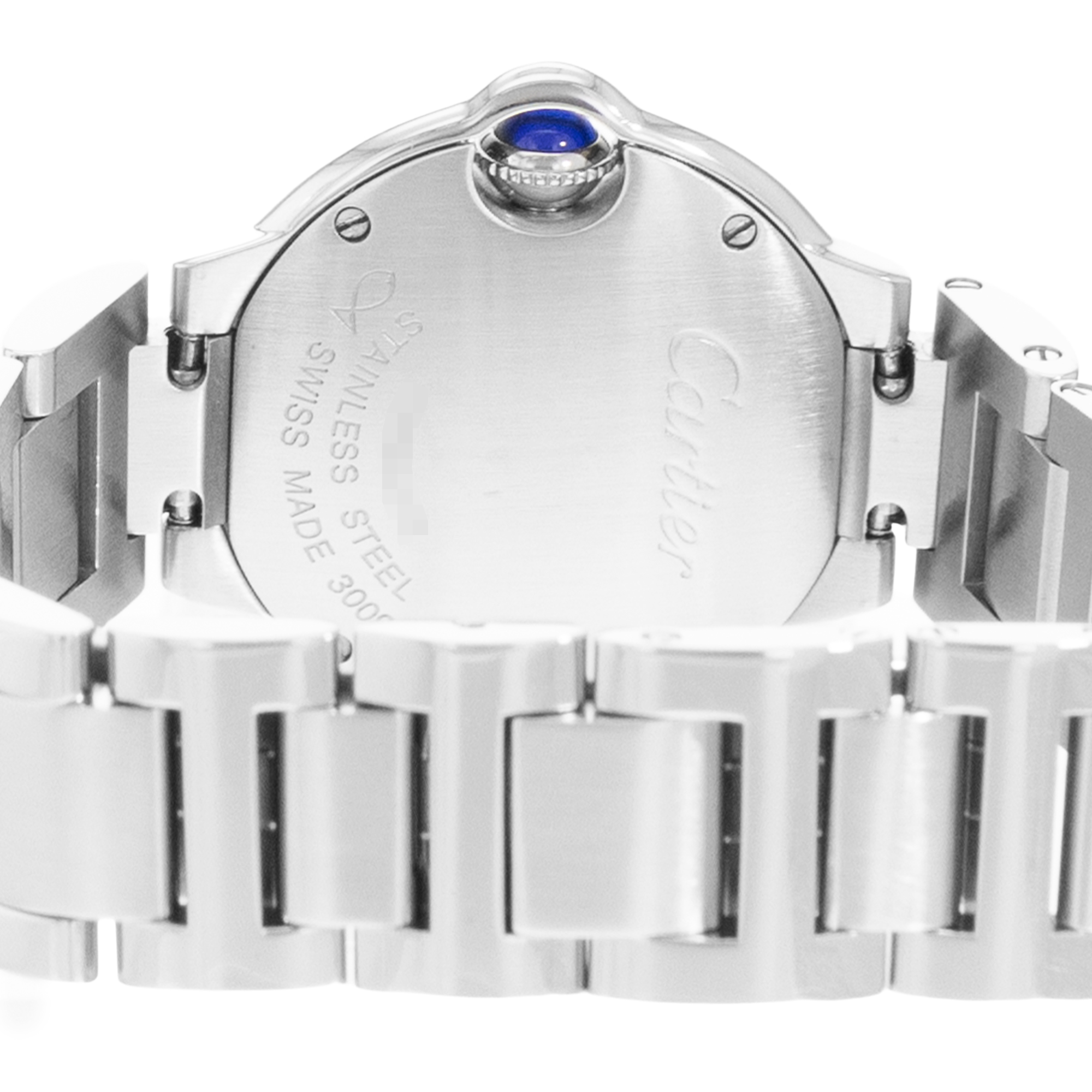 Cartier Ballon Bleu 28mm WE902073 3009 Factory Diamond Silver Steel Ladies Watch thumbnail 8