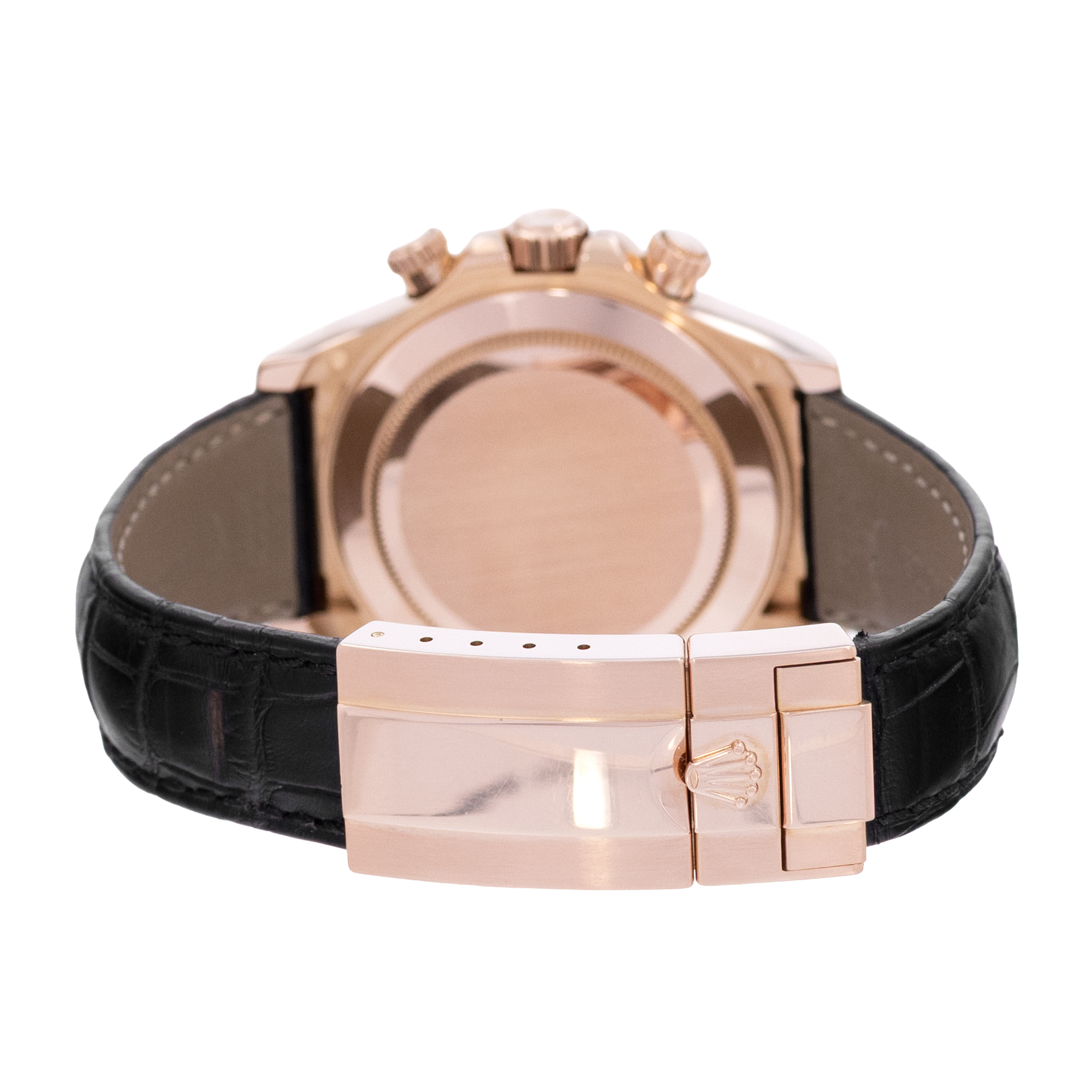 Rolex Daytona 116515 Chocolate Chronograph 18k Rose Gold Box Papers 2010 thumbnail 8