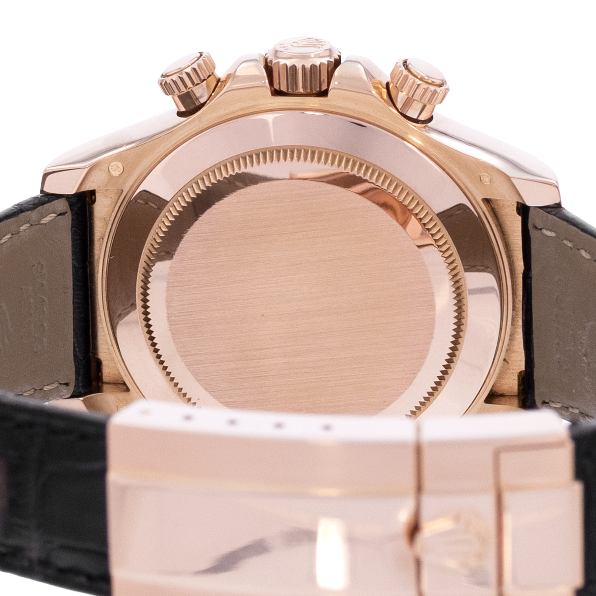 Rolex Daytona 116515 Chocolate Chronograph 18k Rose Gold Box Papers 2010 thumbnail 9