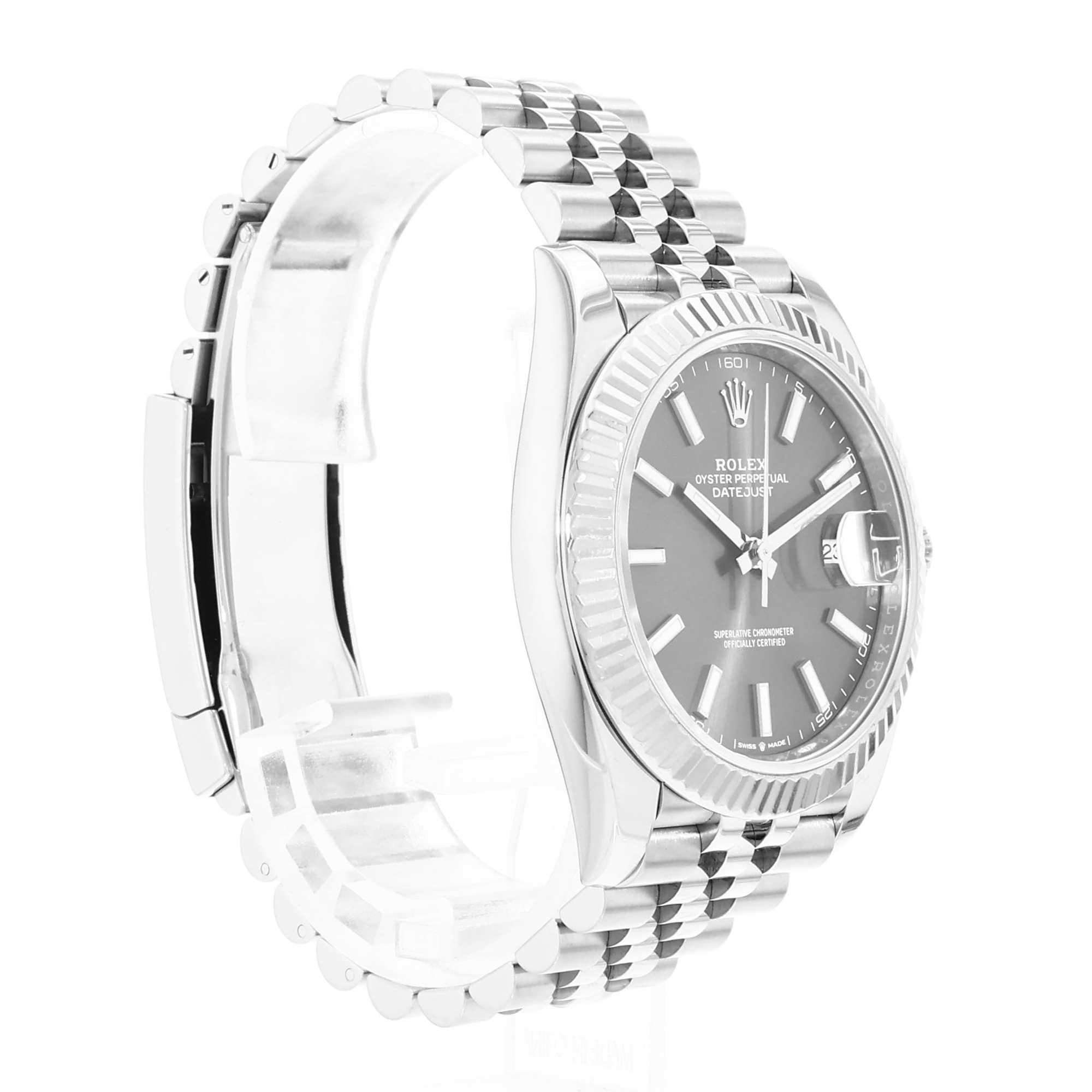 Rolex Datejust 41 126334 Silver Index Dial Steel Mens Watch Box Card thumbnail 6