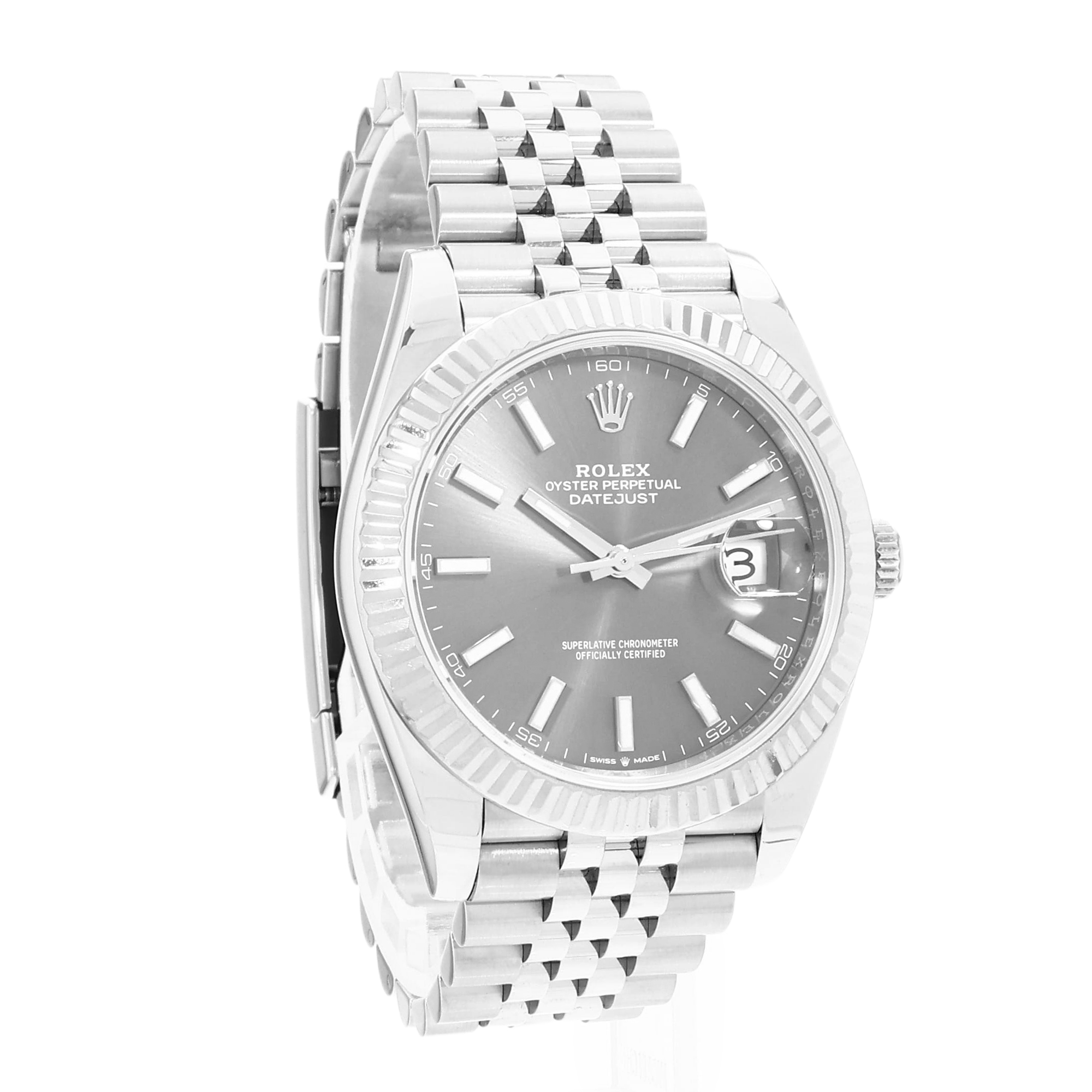 Rolex Datejust 41 126334 Silver Index Dial Steel Mens Watch Box Card thumbnail 7
