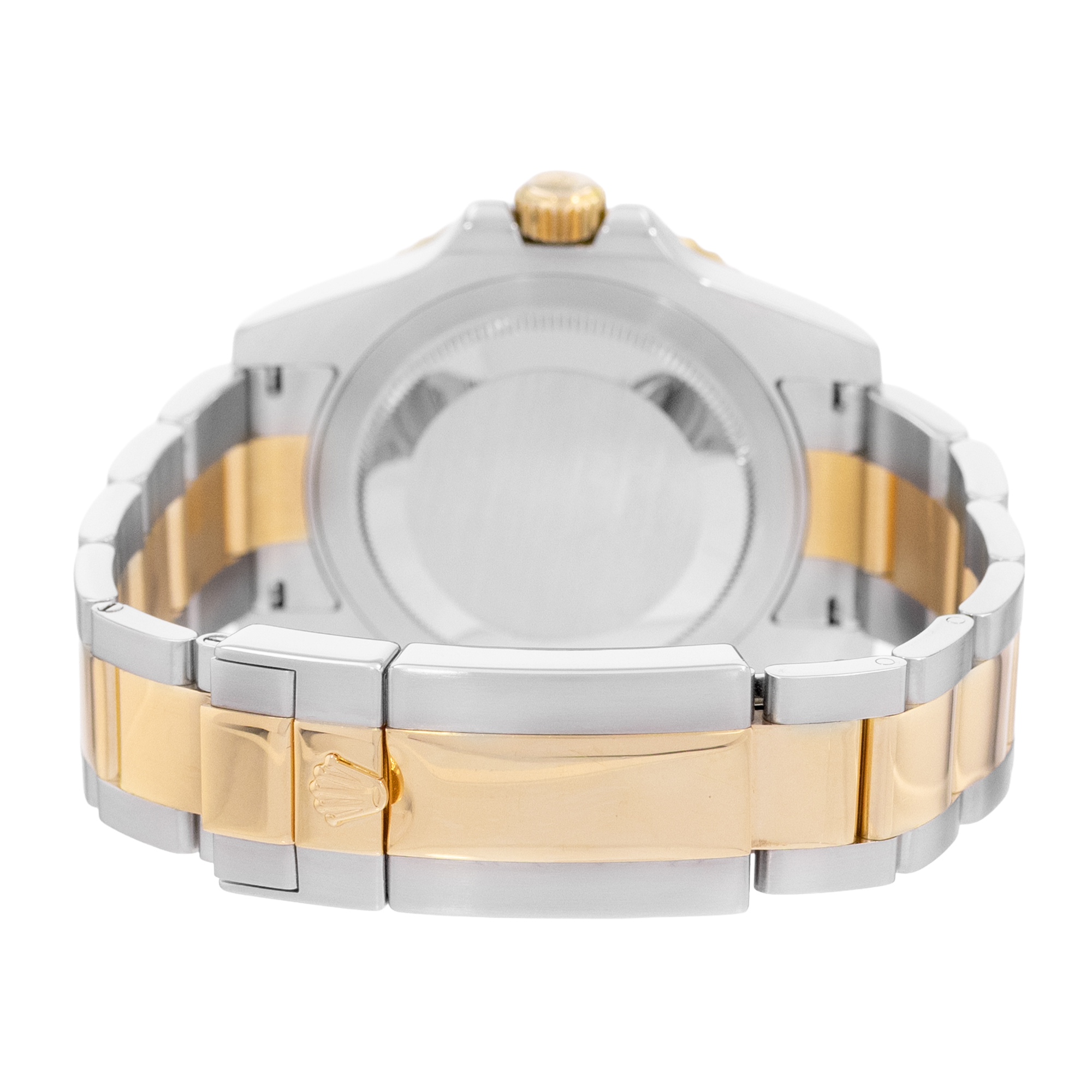 Rolex GMT-Master II 116713 Black Steel 18k Yellow Gold Mens Watch 2006 thumbnail 8