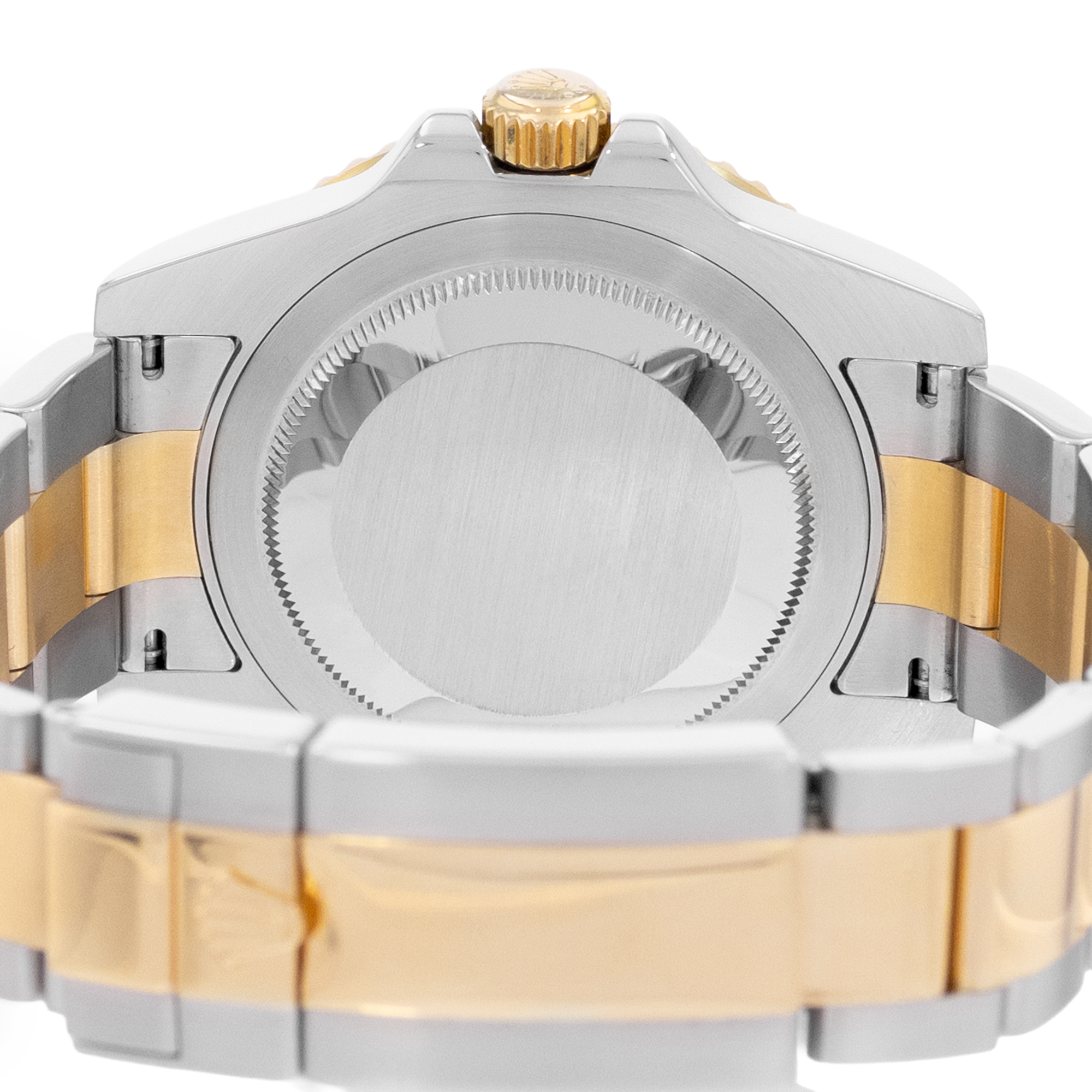 Rolex GMT-Master II 116713 Black Steel 18k Yellow Gold Mens Watch 2006 thumbnail 9