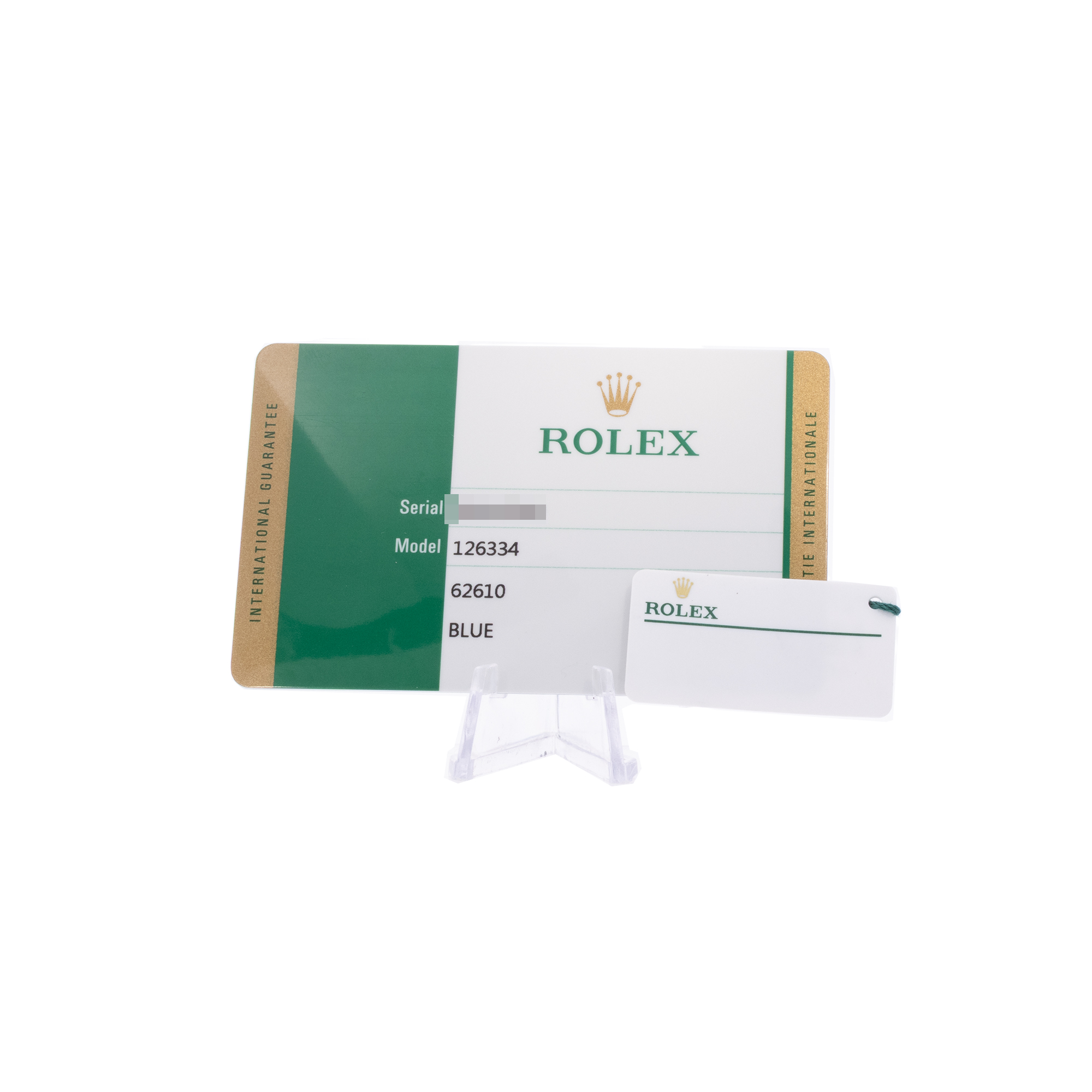 Rolex Datejust 41 126334 Blue Dial Steel Mens Watch Box Card thumbnail 10