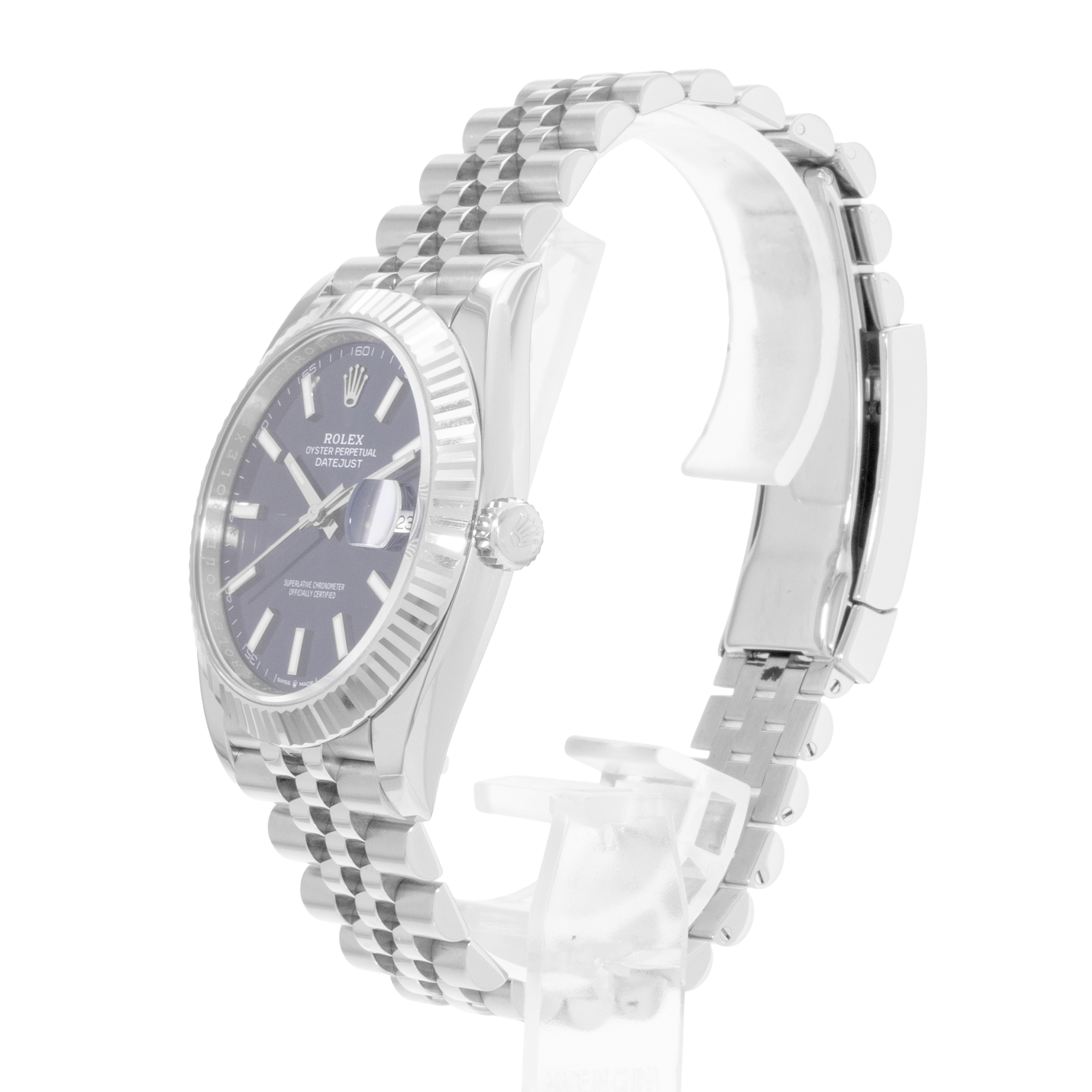 Rolex Datejust 41 126334 Blue Dial Steel Mens Watch Box Card thumbnail 5