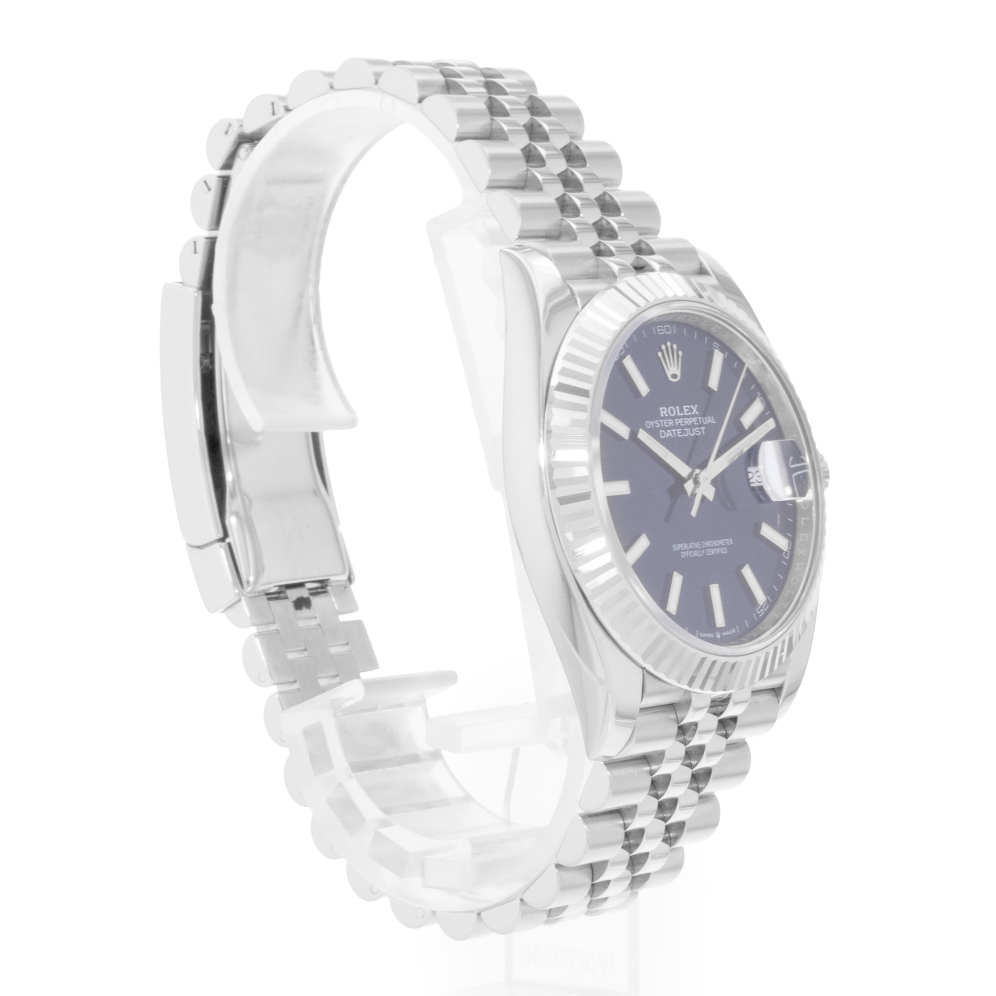 Rolex Datejust 41 126334 Blue Dial Steel Mens Watch Box Card thumbnail 6