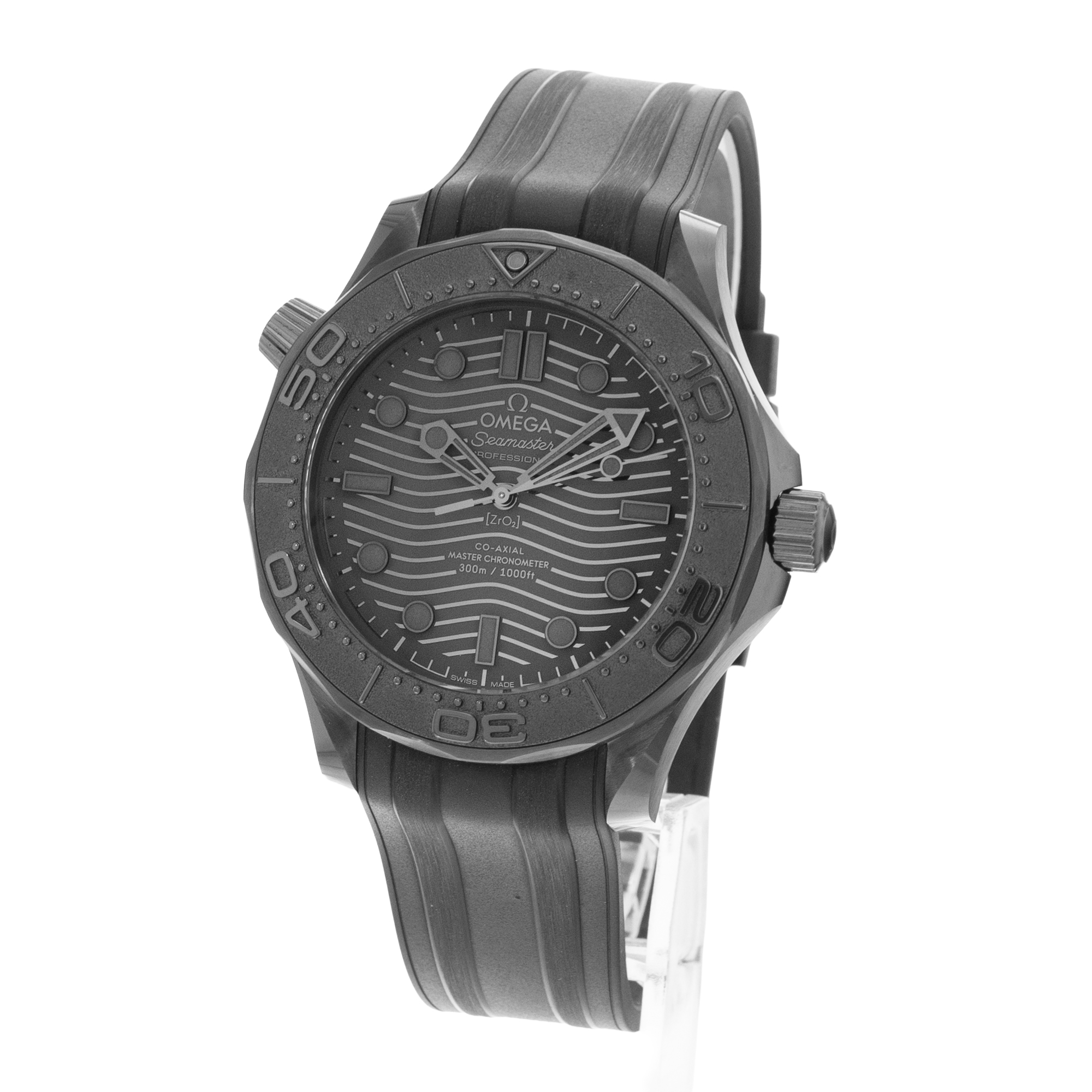 Omega Seamaster Diver 300 M 210.92.44.20.01.003 Black Ceramic Mens Watch thumbnail 4