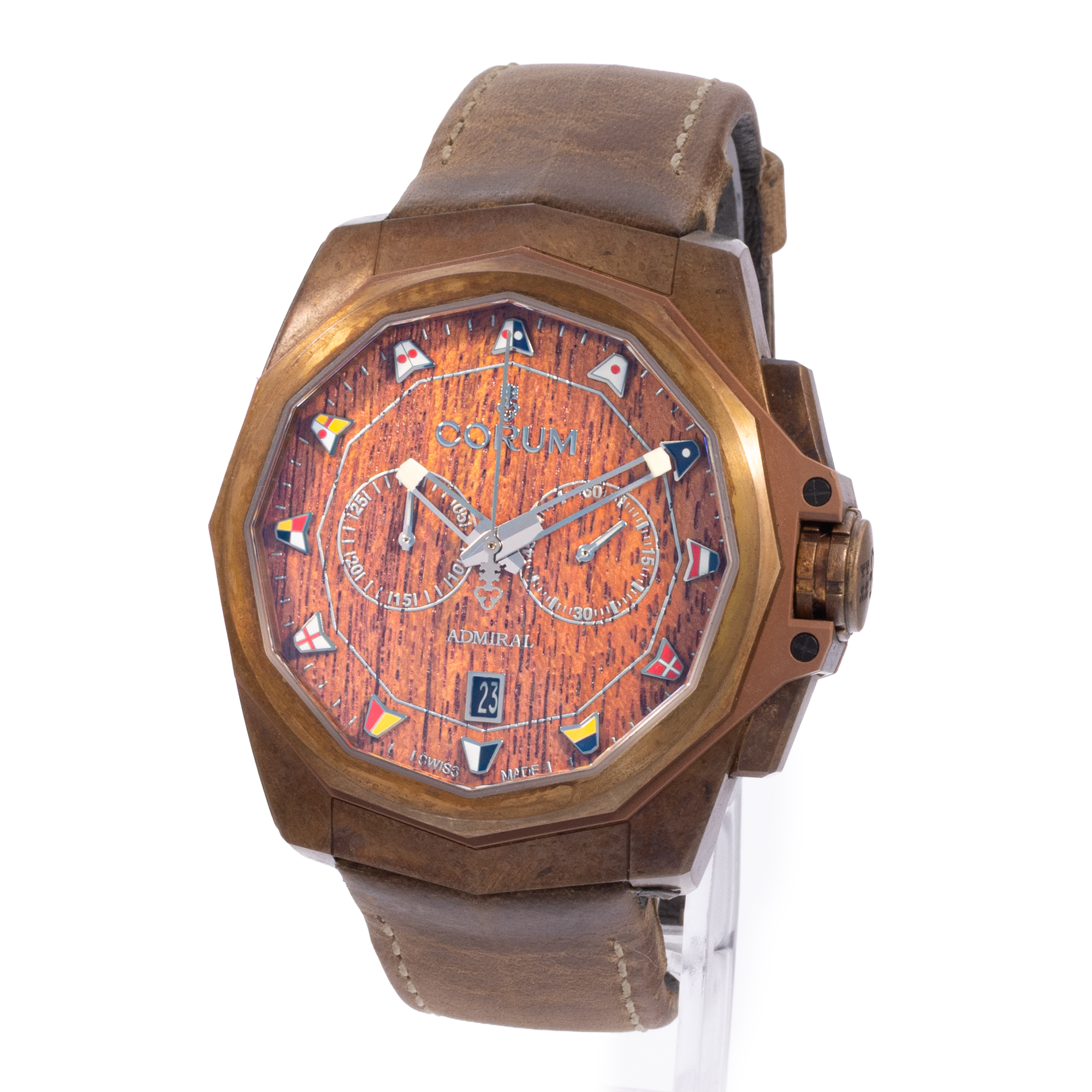 Corum Admiral AC1-45 113.200.53/0F62 AW01 45mm Bronze Mens Watch Box Card thumbnail 4