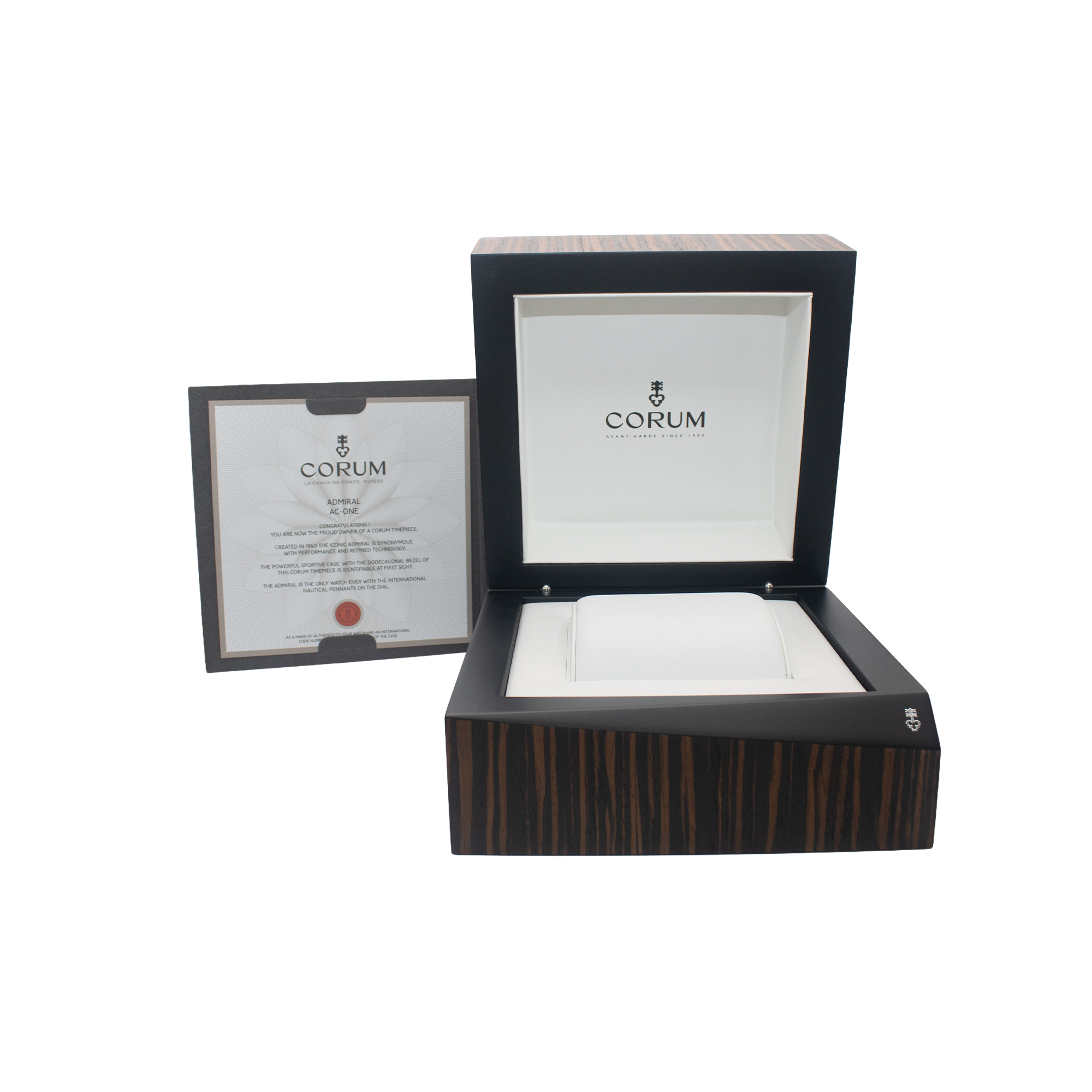 Corum Admiral AC-1 45 132.201.04/V29 AA01 45mm Titanium Mens Watch Box Card thumbnail 11