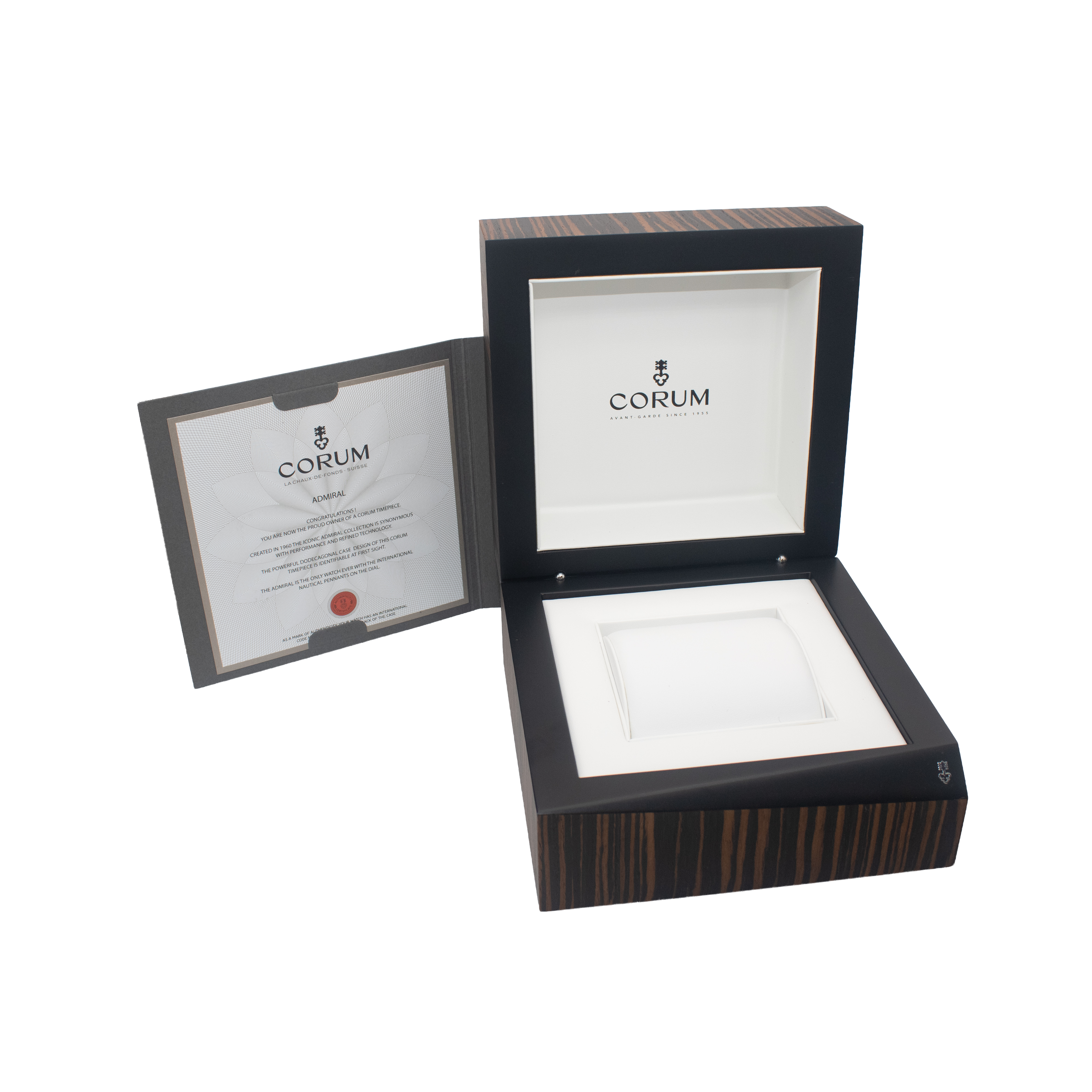 Corum Admiral Legend 984.113.22/V705 WB12 42mm Blue Steel Mens Watch Box Card thumbnail 12
