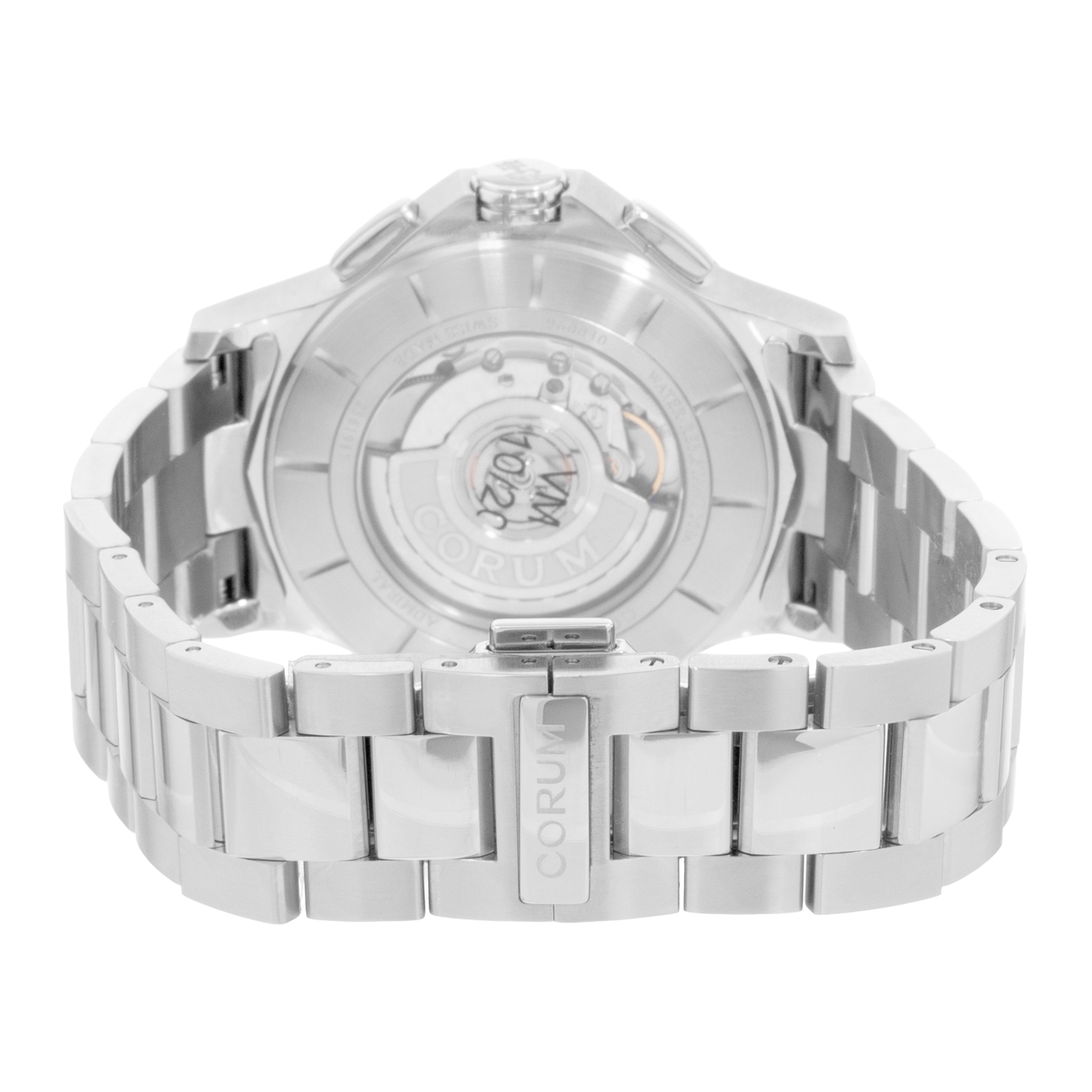 Corum Admiral Legend 984.113.22/V705 WB12 42mm Blue Steel Mens Watch Box Card thumbnail 8