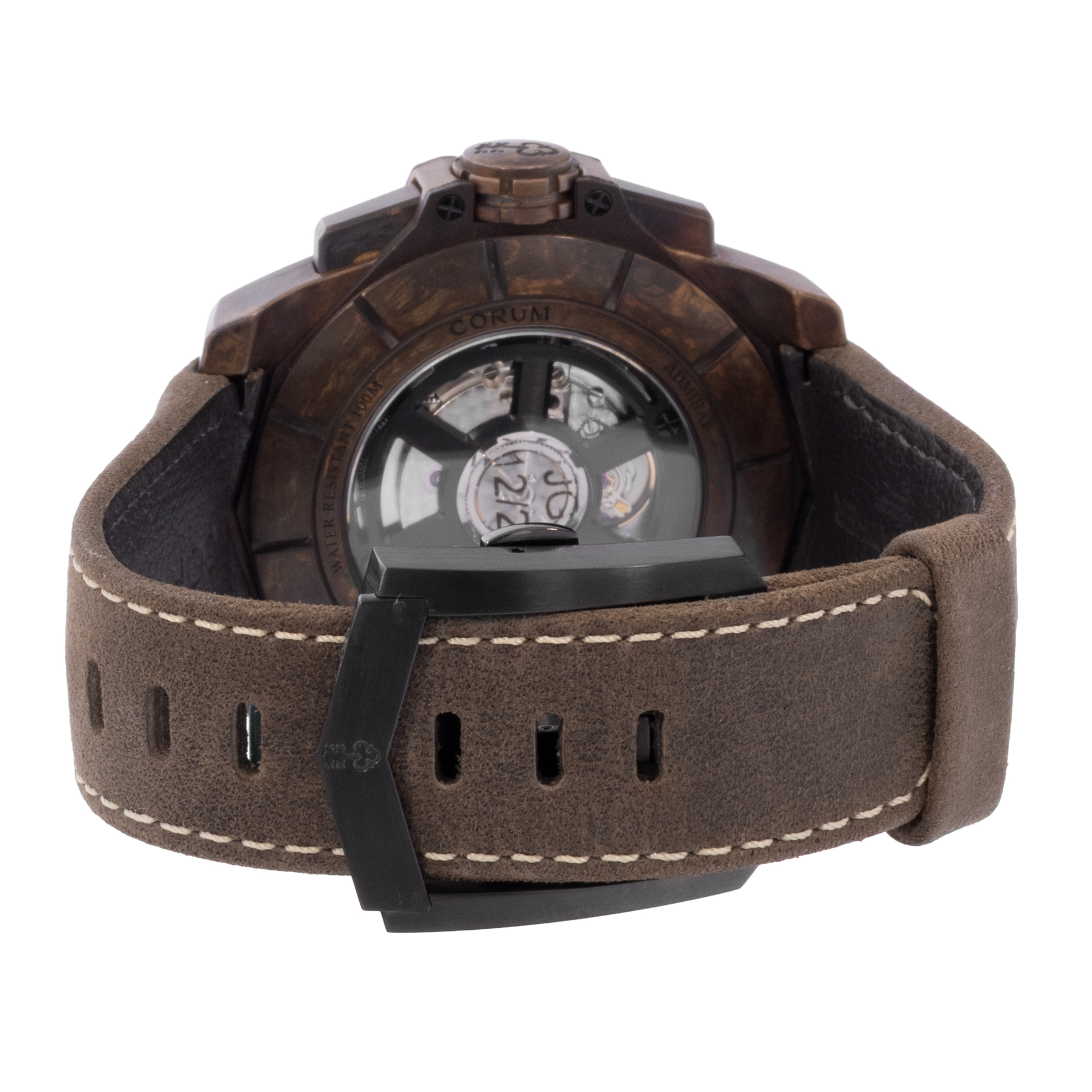 Corum Admiral AC1-45 116.200.53/0F62 BR01 Brown Dial Bronze Mens Watch Box Card thumbnail 8