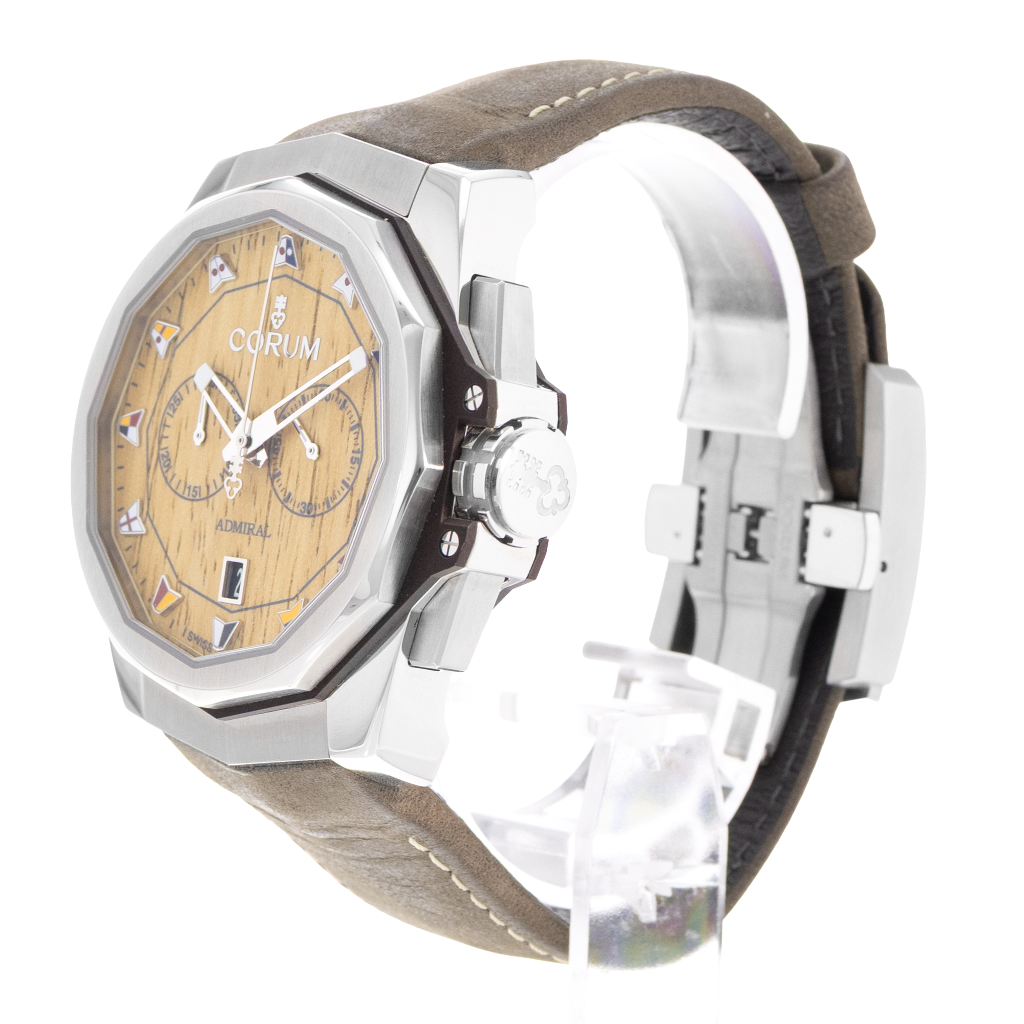 Corum Admiral 116.101.20/0F62 AW02 45mm Steel Mens Watch Box Card thumbnail 5