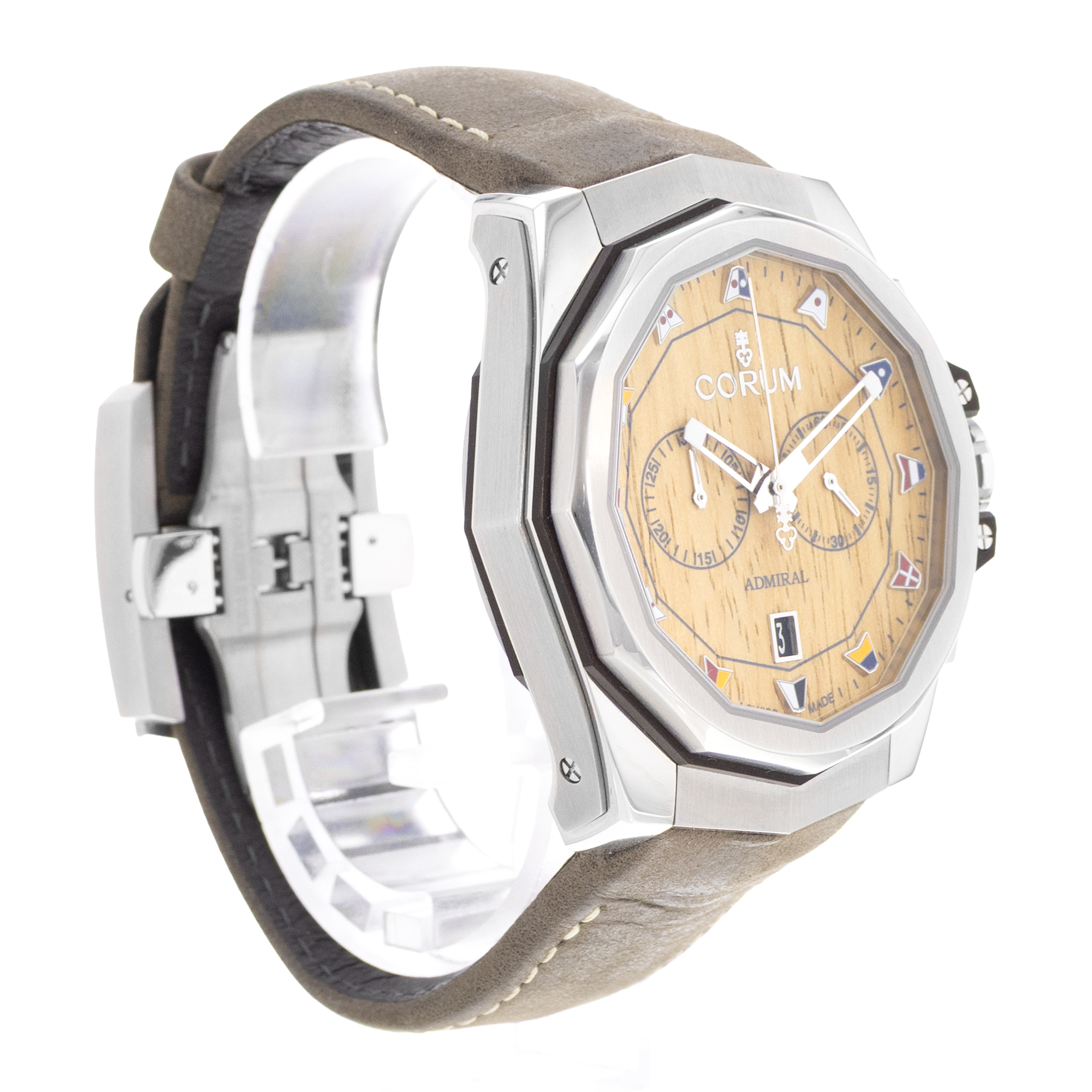 Corum Admiral 116.101.20/0F62 AW02 45mm Steel Mens Watch Box Card thumbnail 6