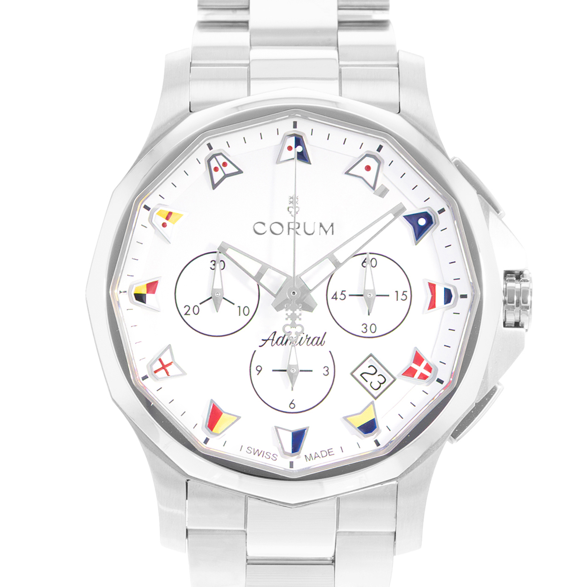 Corum Admiral 984.111.20/V705 AA52 42mm Steel Mens Watch Box Card thumbnail 1