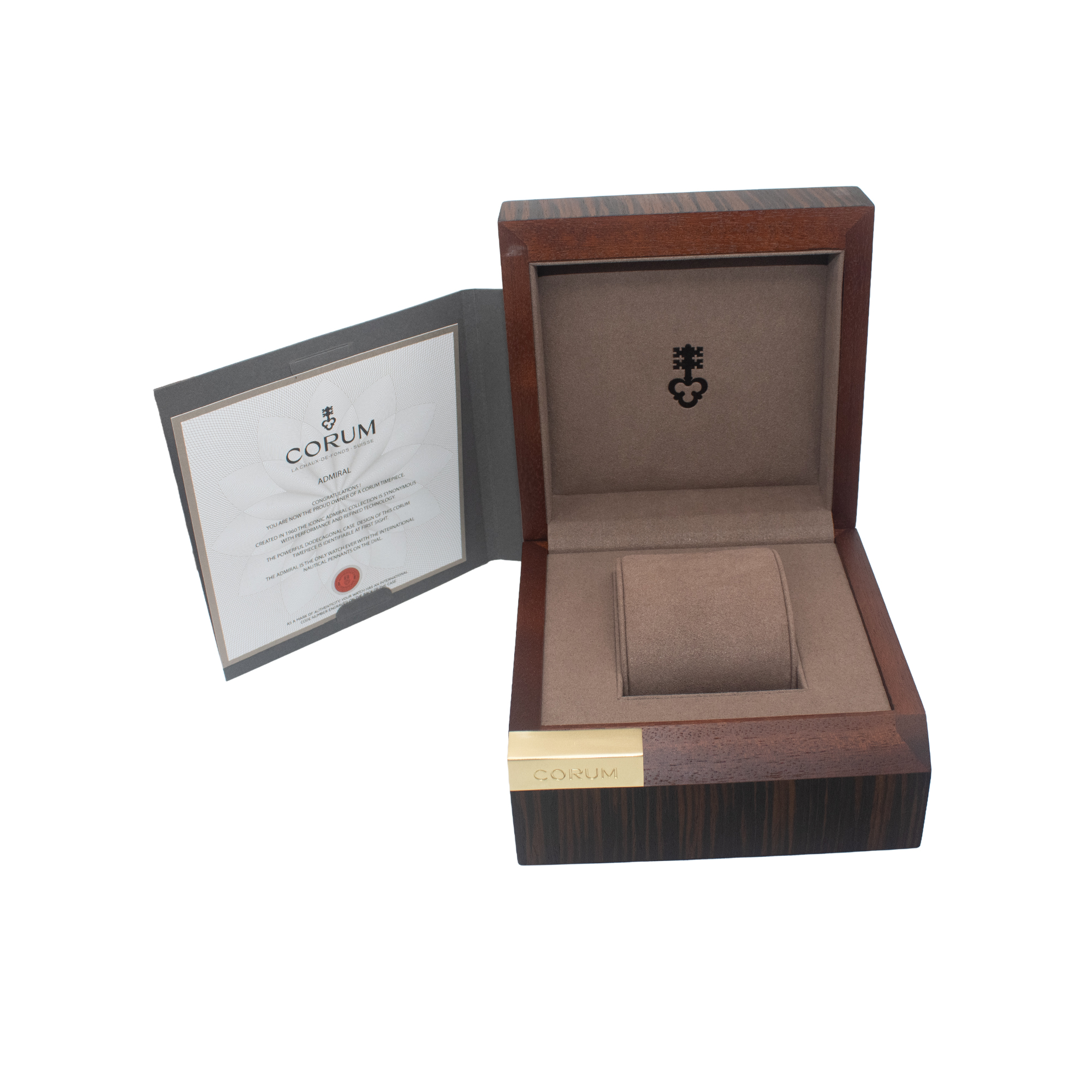 Corum Admiral 984.111.20/F371 AN52 42mm Black Steel Mens Watch Box Card thumbnail 11