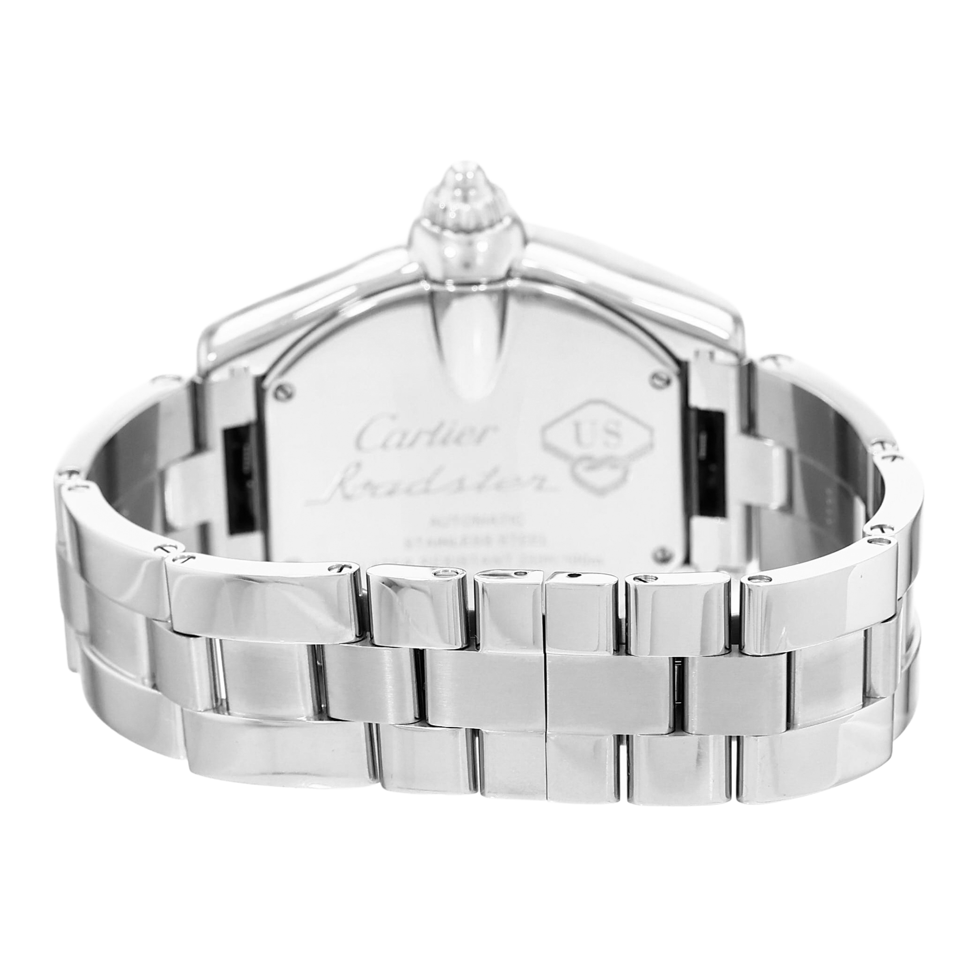 Cartier Roadster W6206012 3179 40mm Blue Dial Steel Mens Watch thumbnail 7