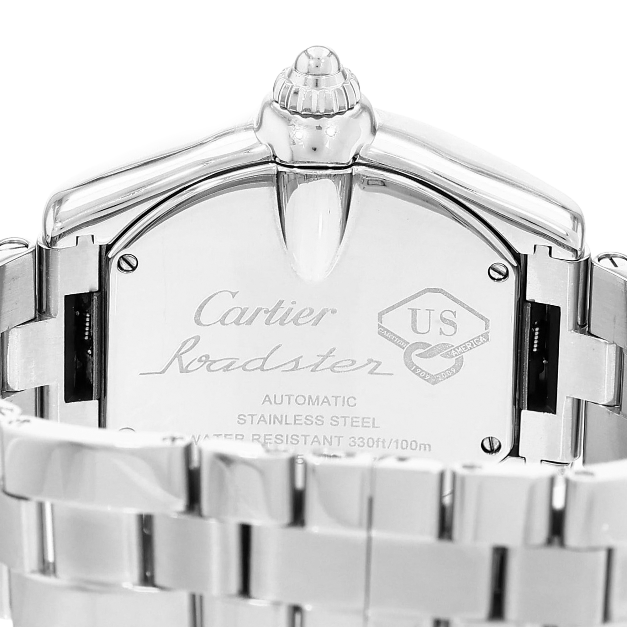 Cartier Roadster W6206012 3179 40mm Blue Dial Steel Mens Watch thumbnail 8