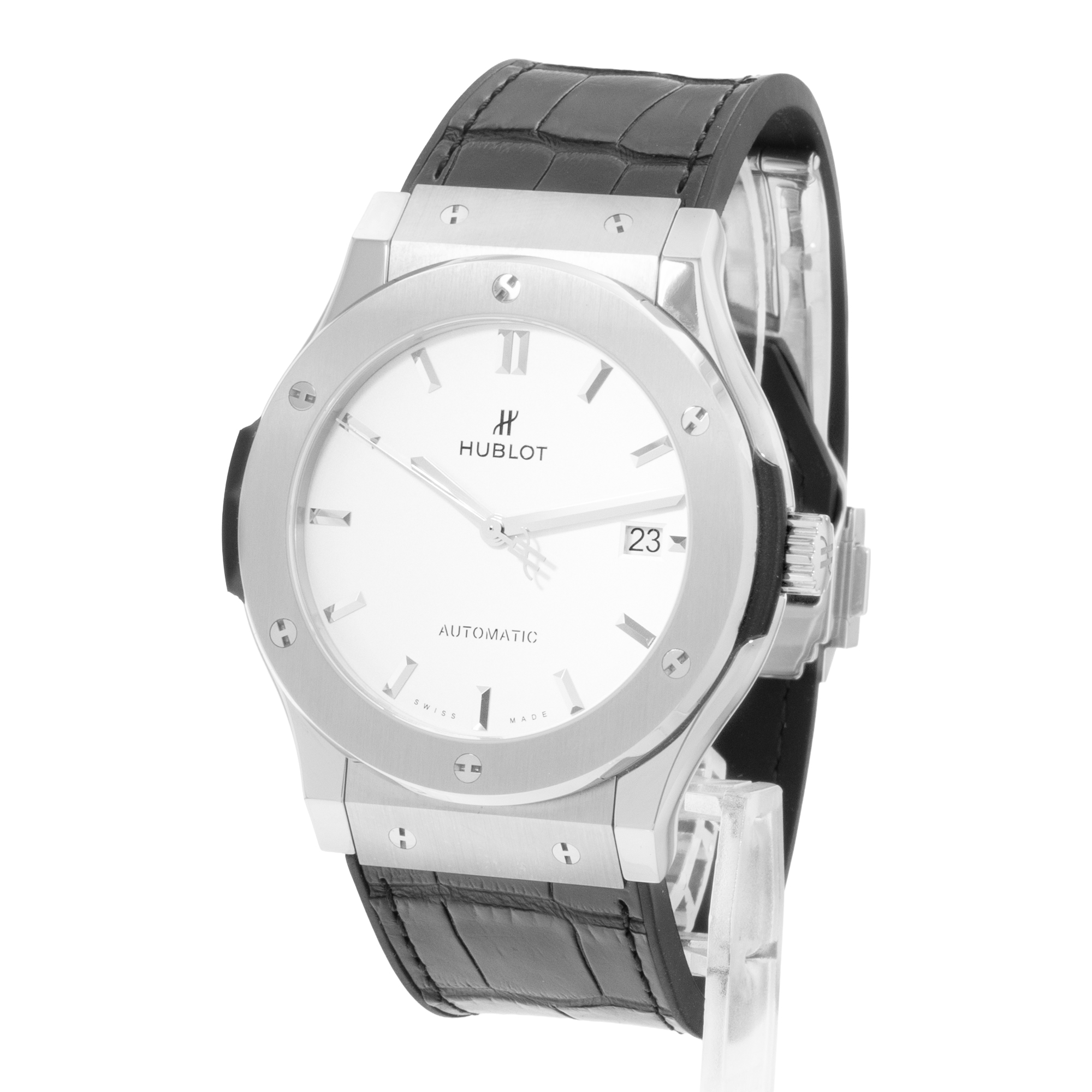 Hublot Classic Fusion 511.NX.2611.LR 45mm Silver Steel Mens Watch thumbnail 3