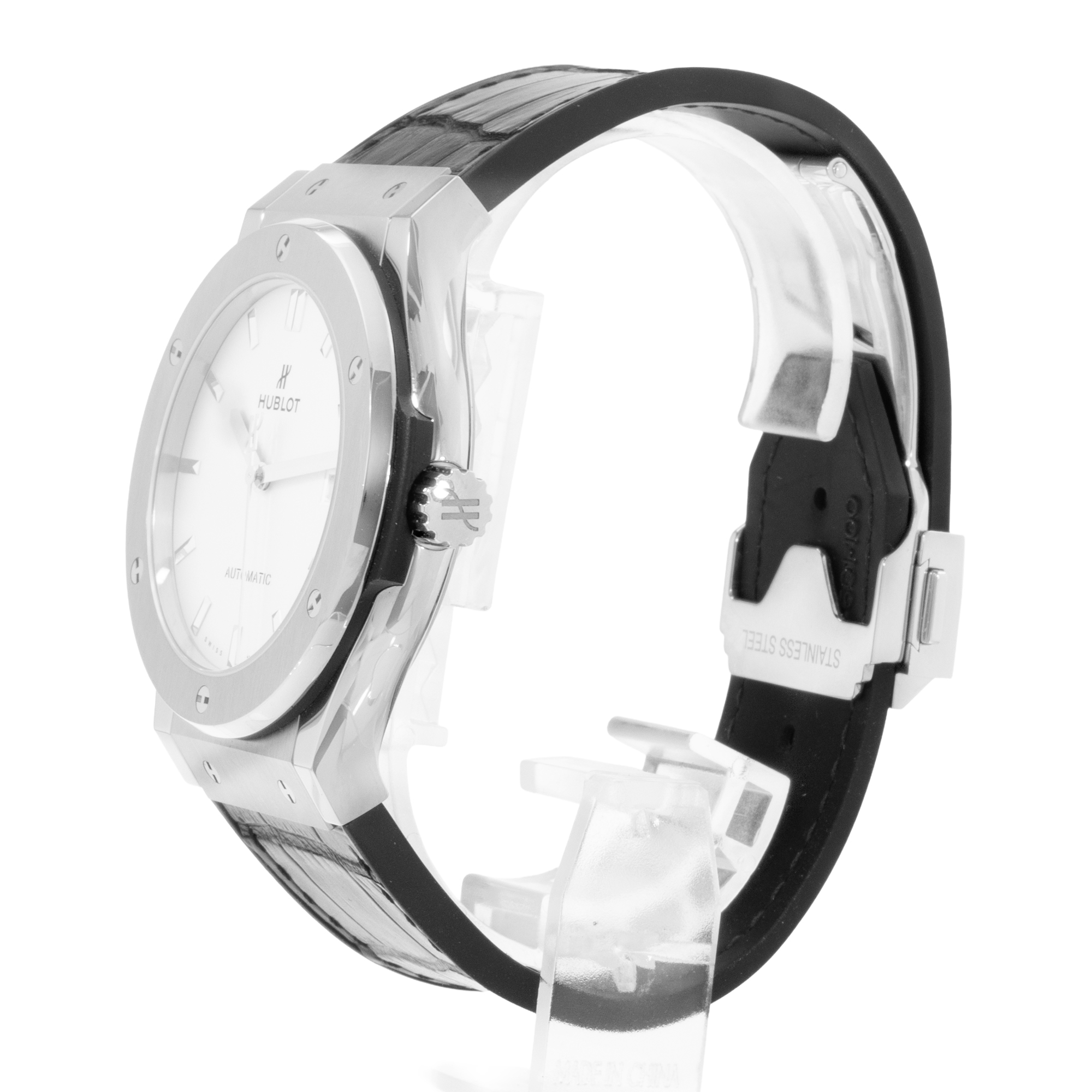 Hublot Classic Fusion 511.NX.2611.LR 45mm Silver Steel Mens Watch thumbnail 4