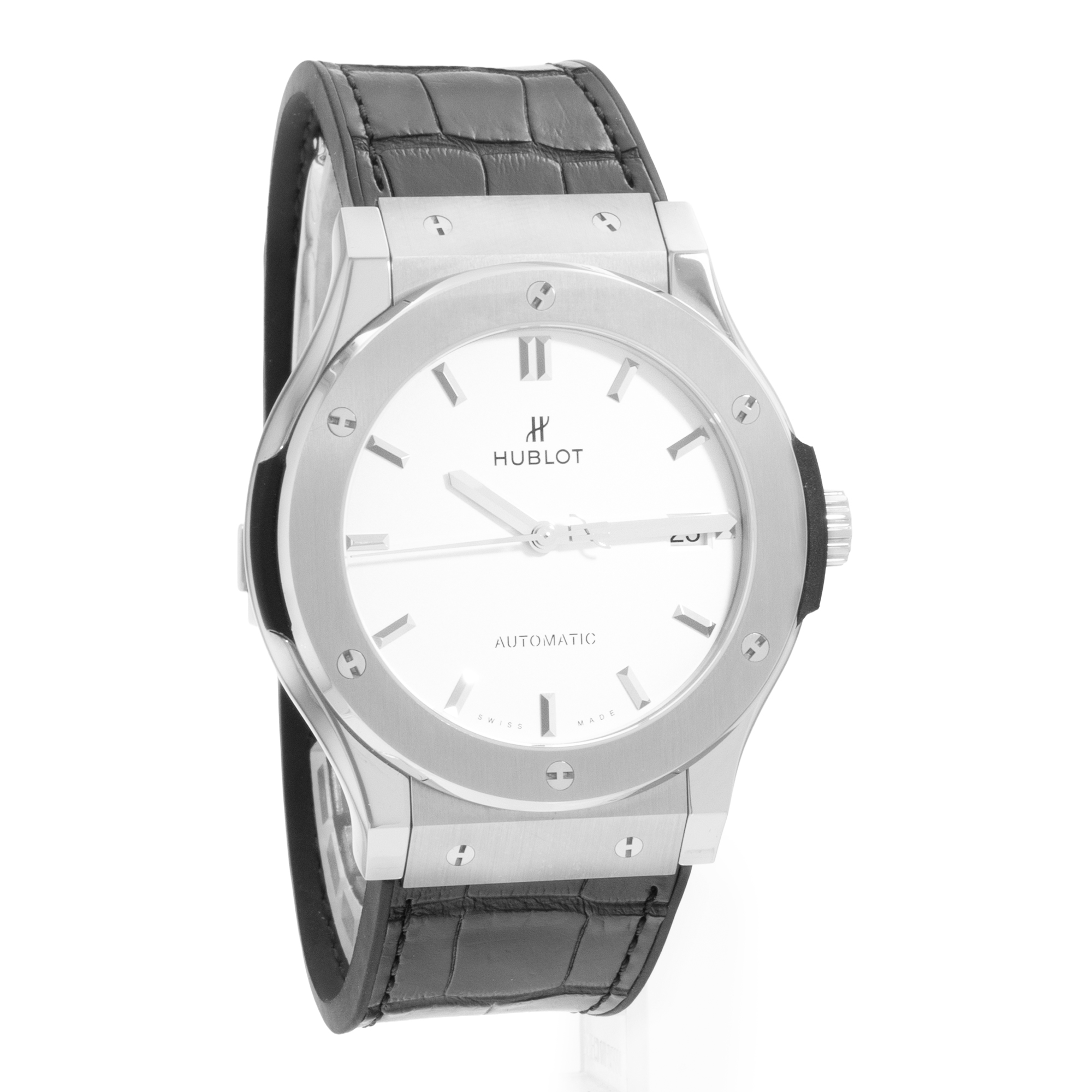 Hublot Classic Fusion 511.NX.2611.LR 45mm Silver Steel Mens Watch thumbnail 6